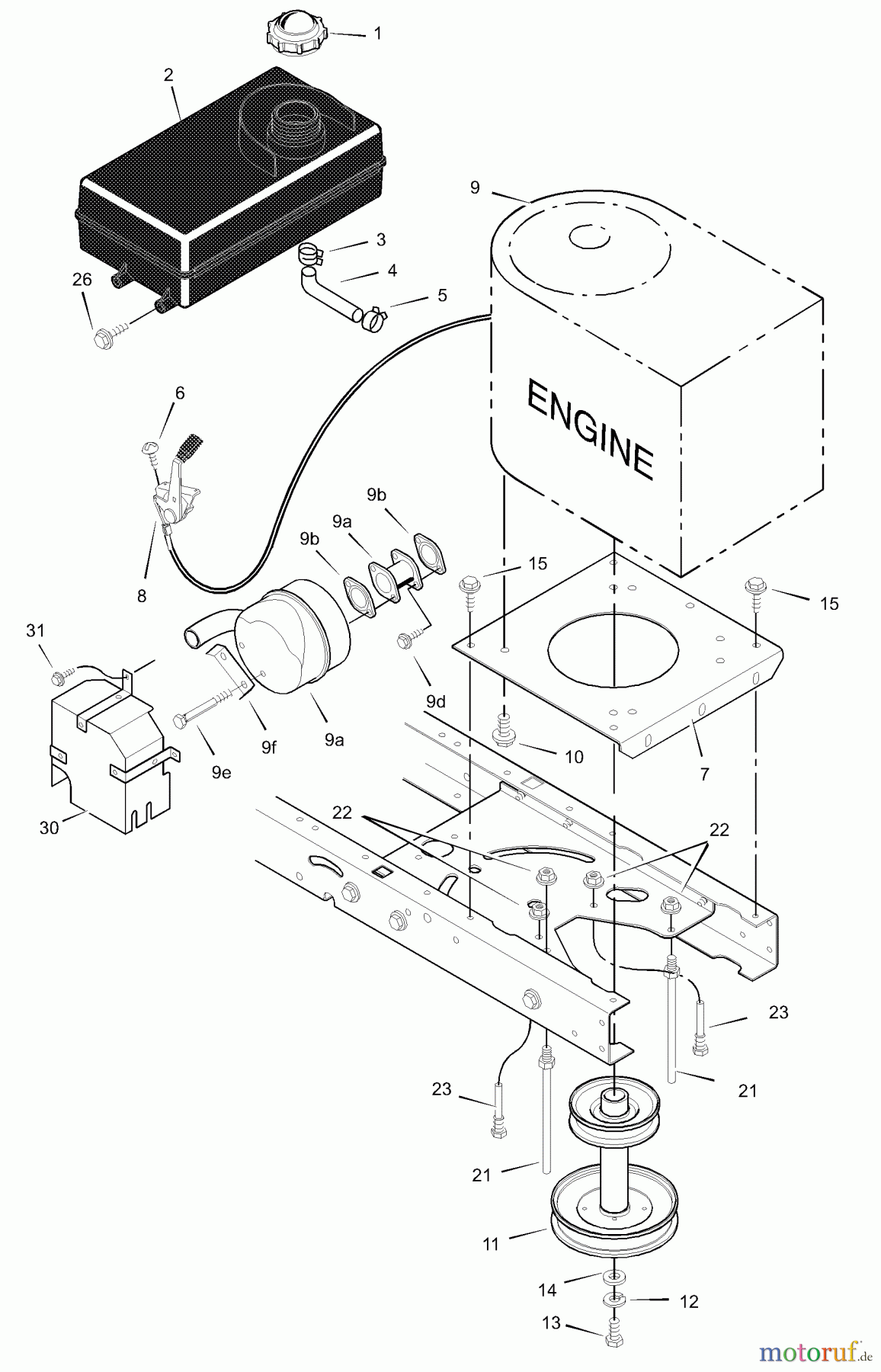  Murray Rasen- und Gartentraktoren 42583x6C - Murray Ultra 42