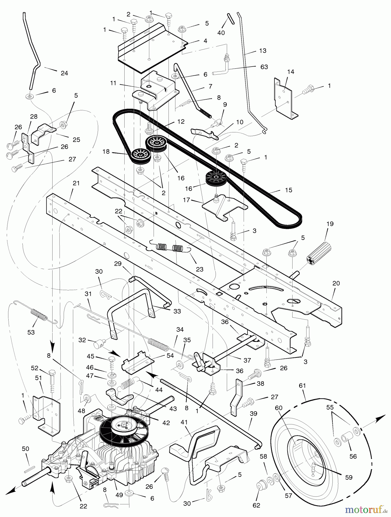  Murray Rasen- und Gartentraktoren 42586x8A - Scotts 42