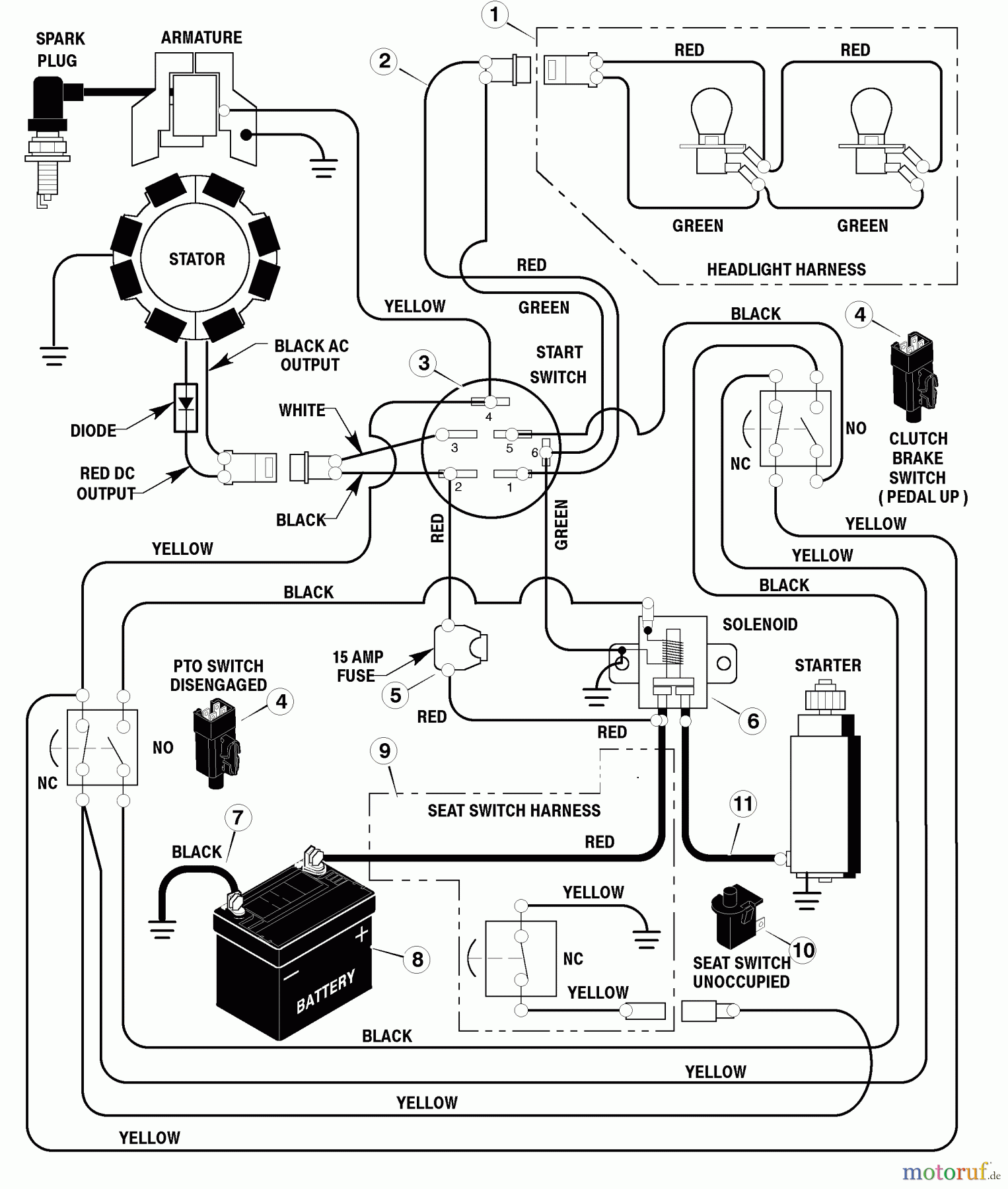  Murray Rasen- und Gartentraktoren 42586x9A - B&S/Murray 42