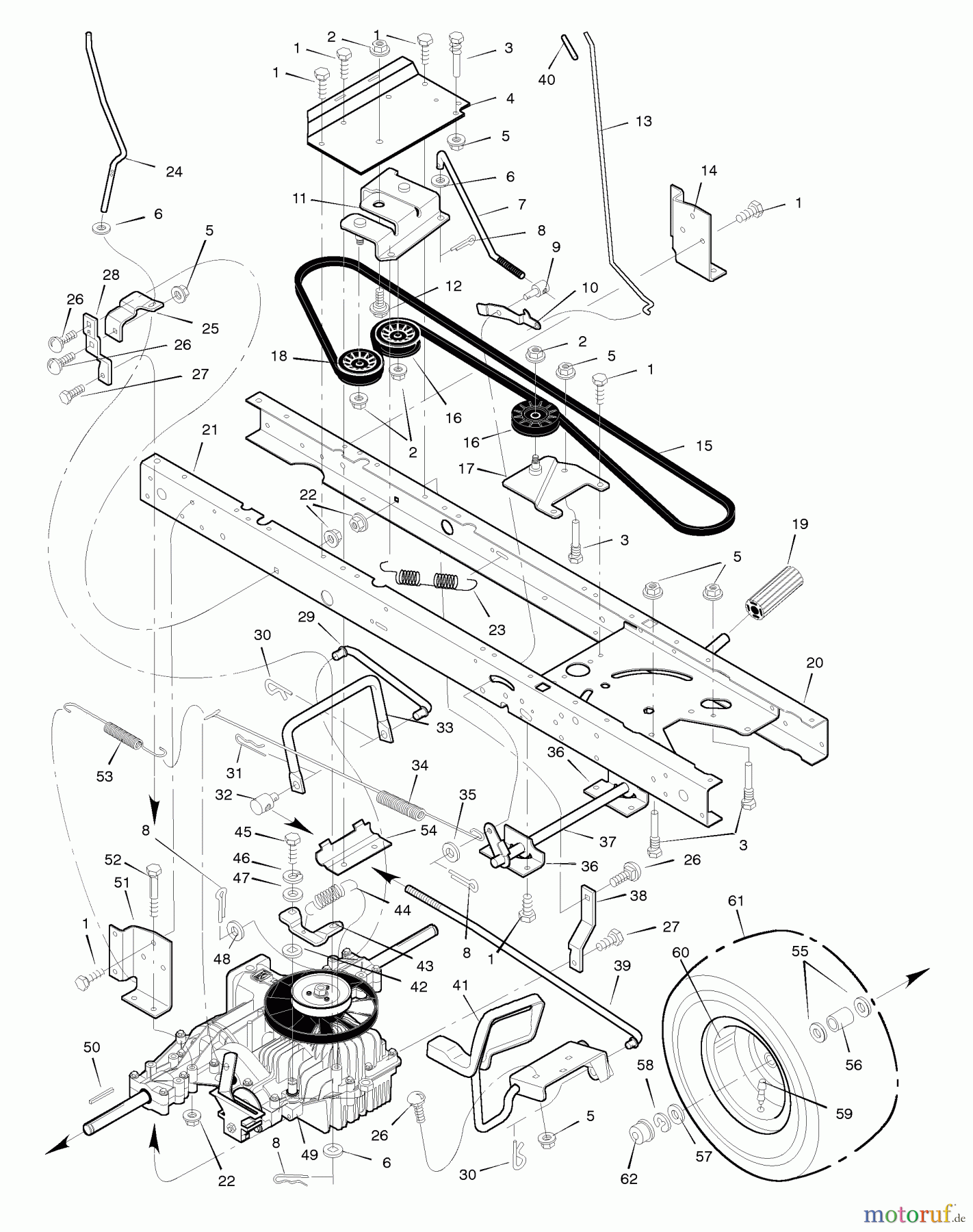  Murray Rasen- und Gartentraktoren 42586x9A - B&S/Murray 42