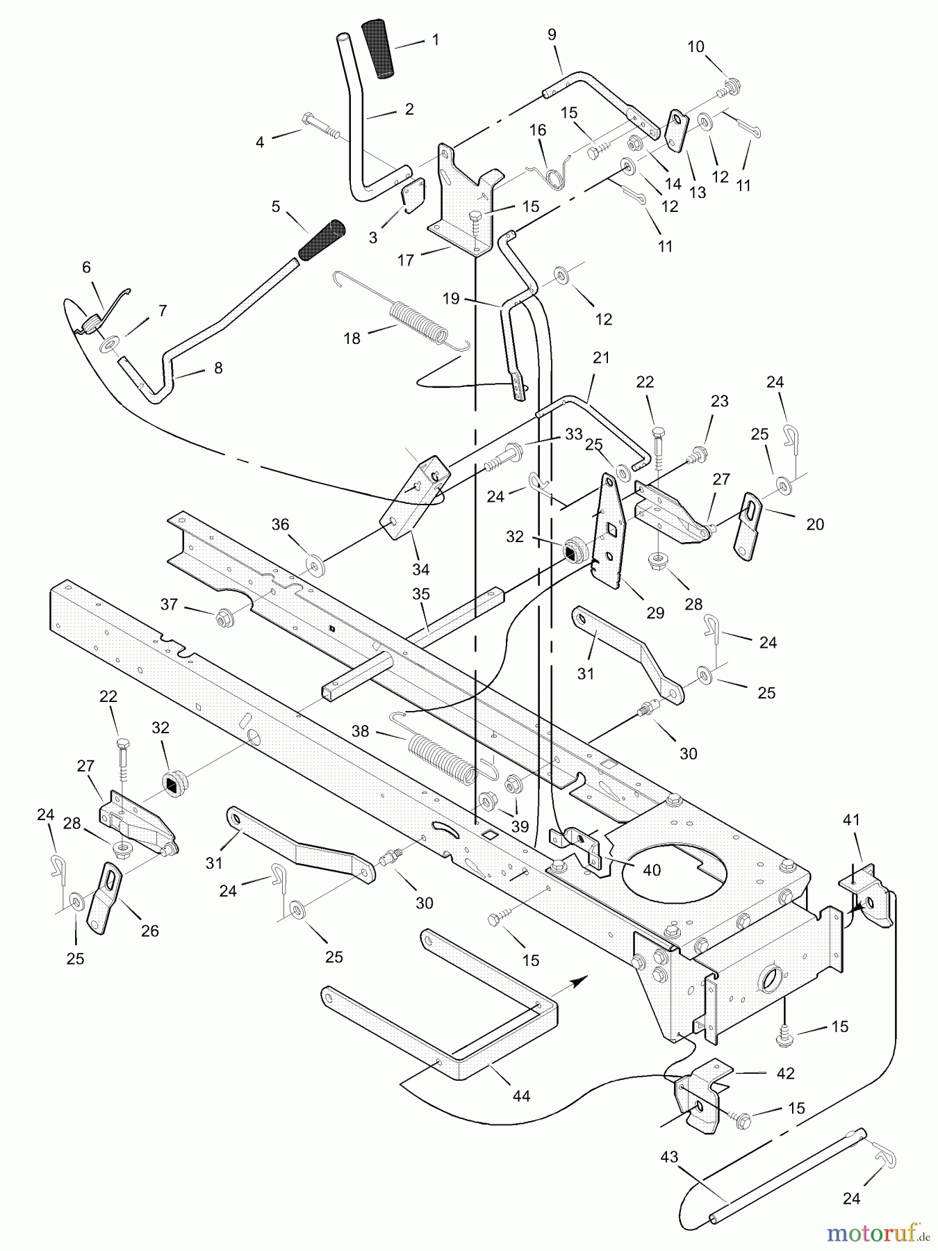  Murray Rasen- und Gartentraktoren 42590x92A - B&S/Murray 42