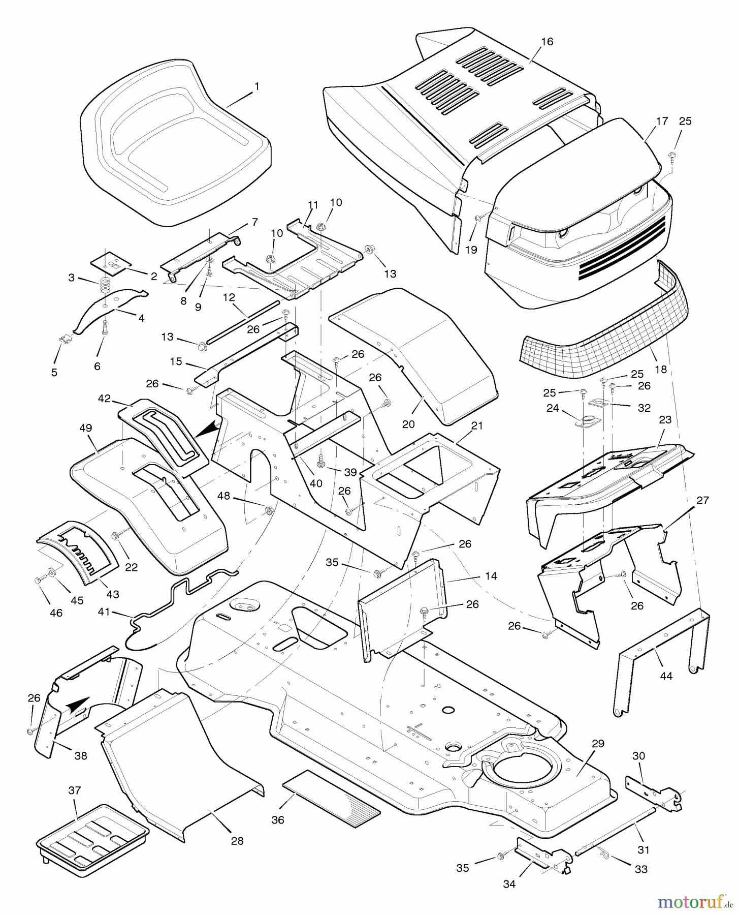  Murray Rasen- und Gartentraktoren 42803x5A - Murray 42