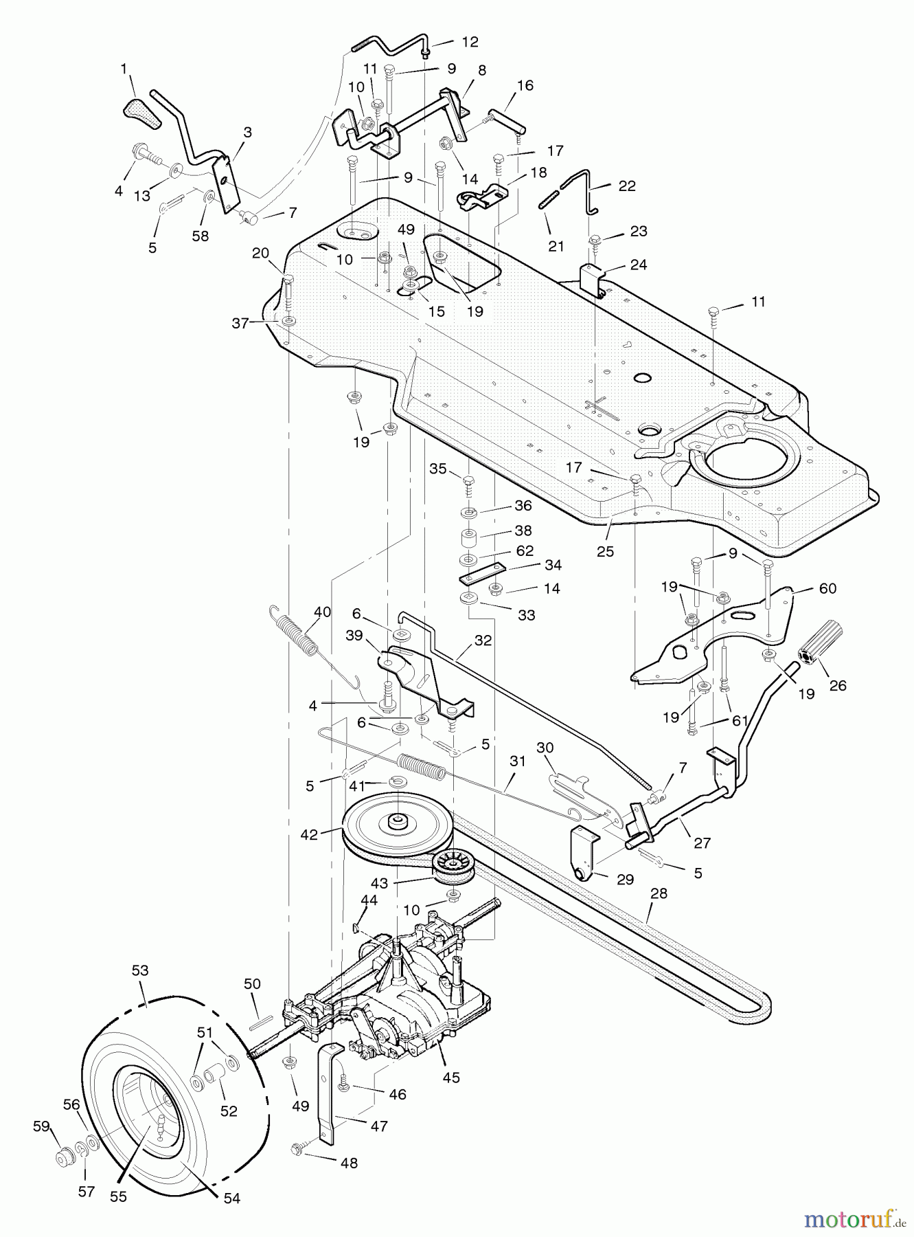  Murray Rasen- und Gartentraktoren 42820x24A - B&S/Murray 42