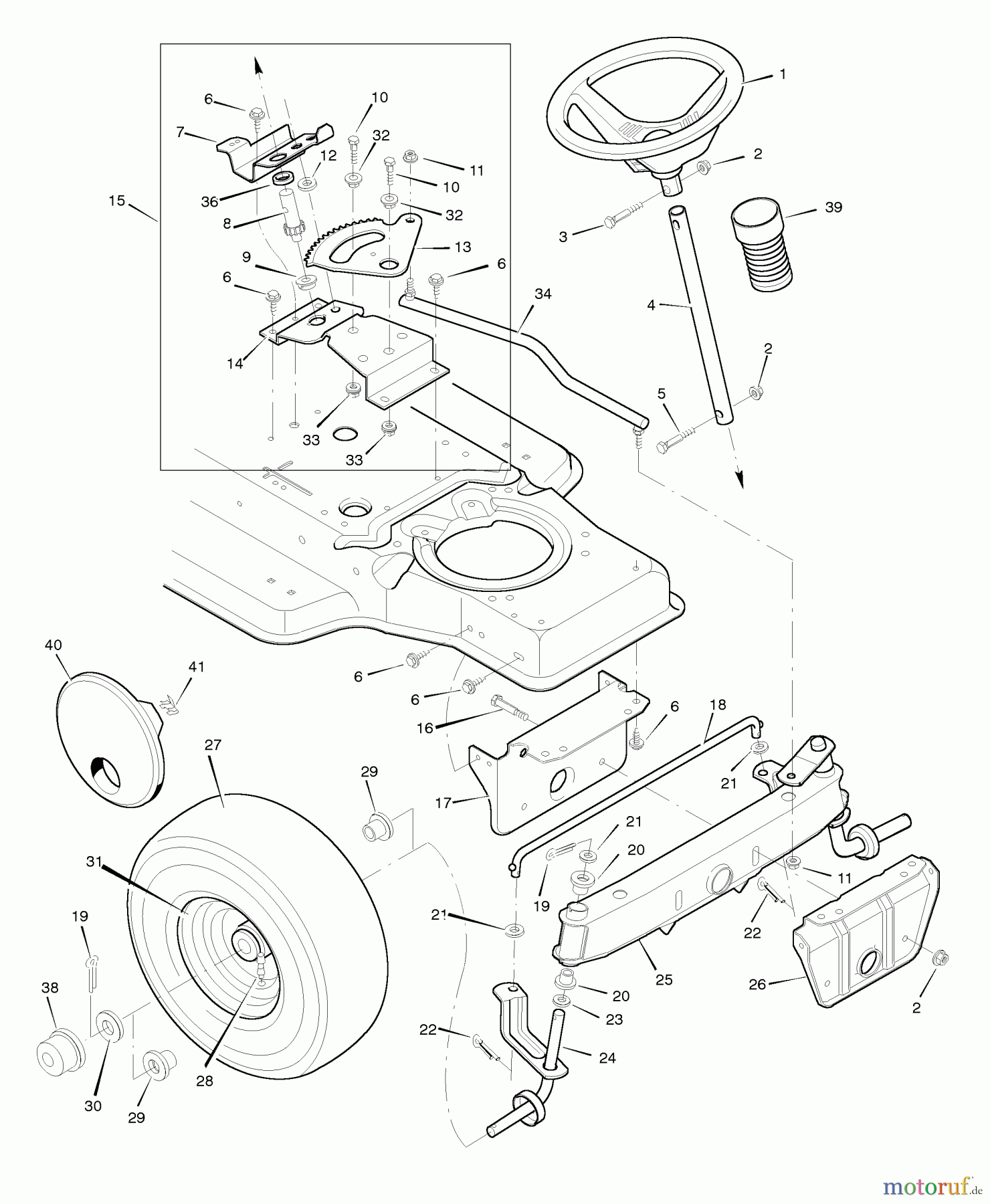  Murray Rasen- und Gartentraktoren 42915x62A - B&S/Murray 42