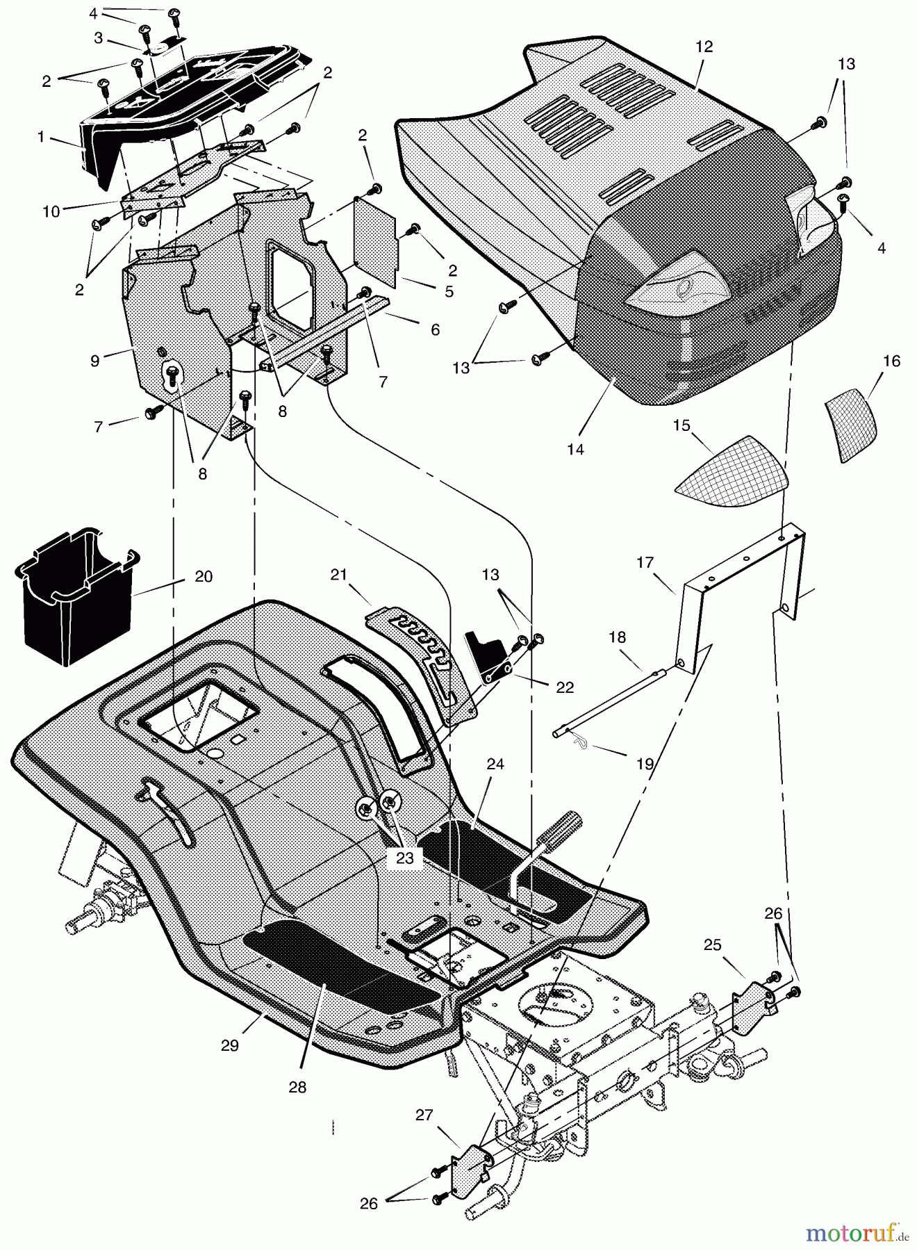  Murray Rasen- und Gartentraktoren 461007x92A - B&S/Murray 46