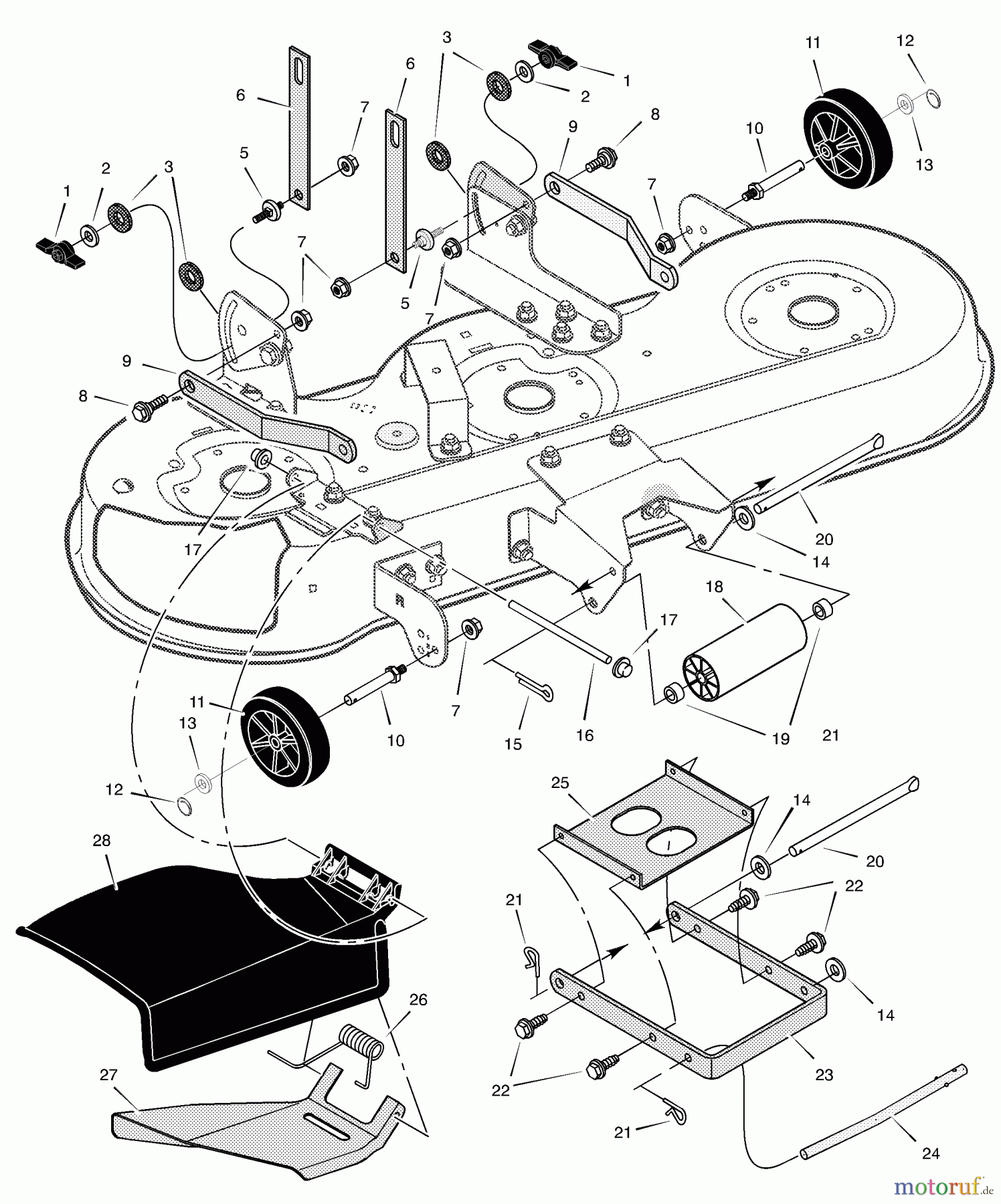  Murray Rasen- und Gartentraktoren 461007x92A - B&S/Murray 46