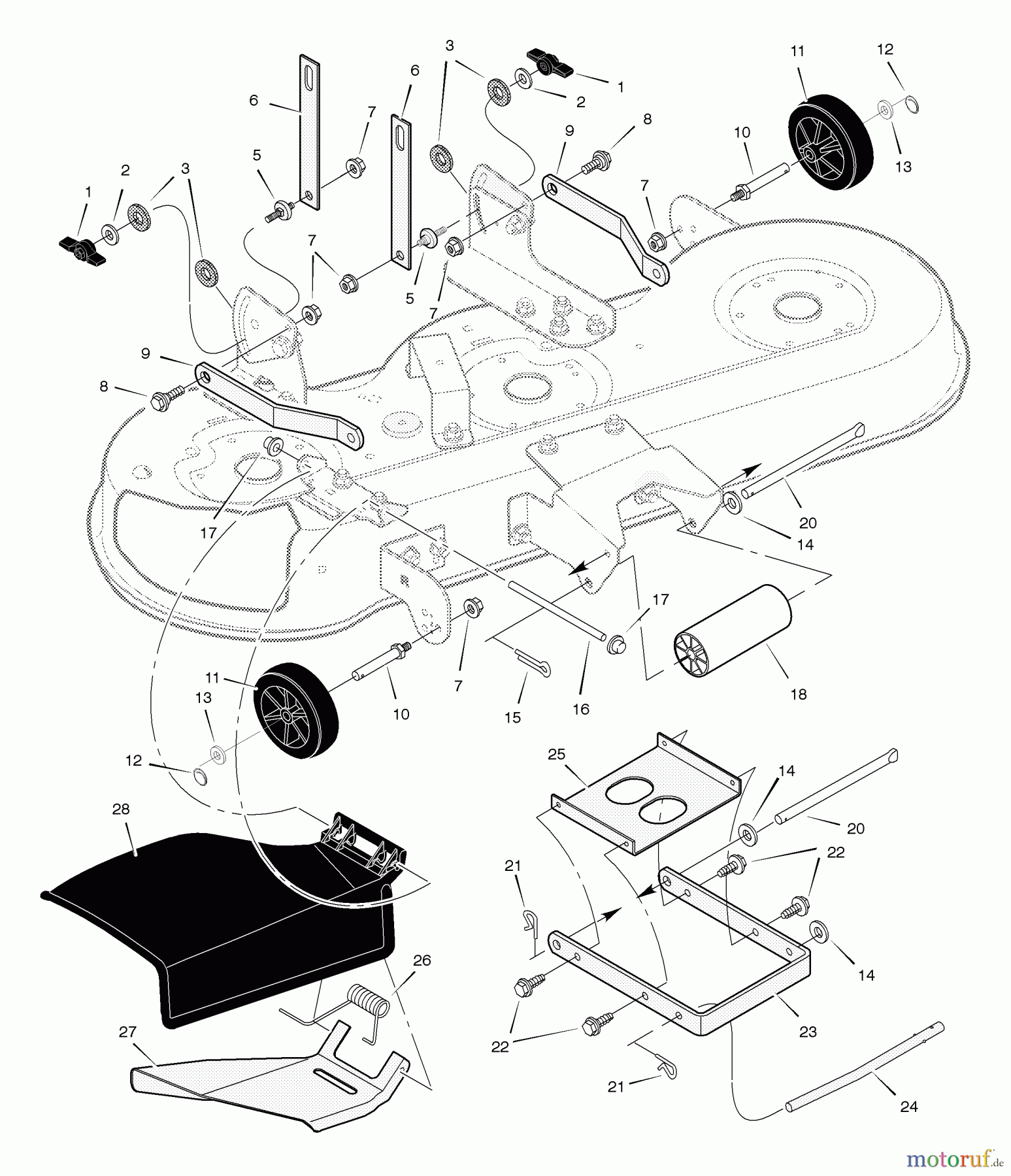  Murray Rasen- und Gartentraktoren 461008x692A - Stanley 46