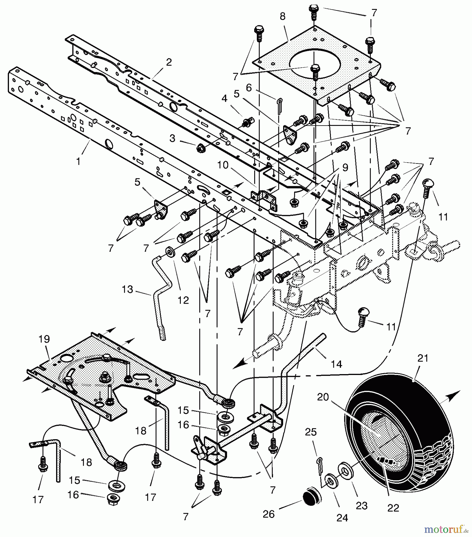  Murray Rasen- und Gartentraktoren 461018x99A - B&S/Murray 46