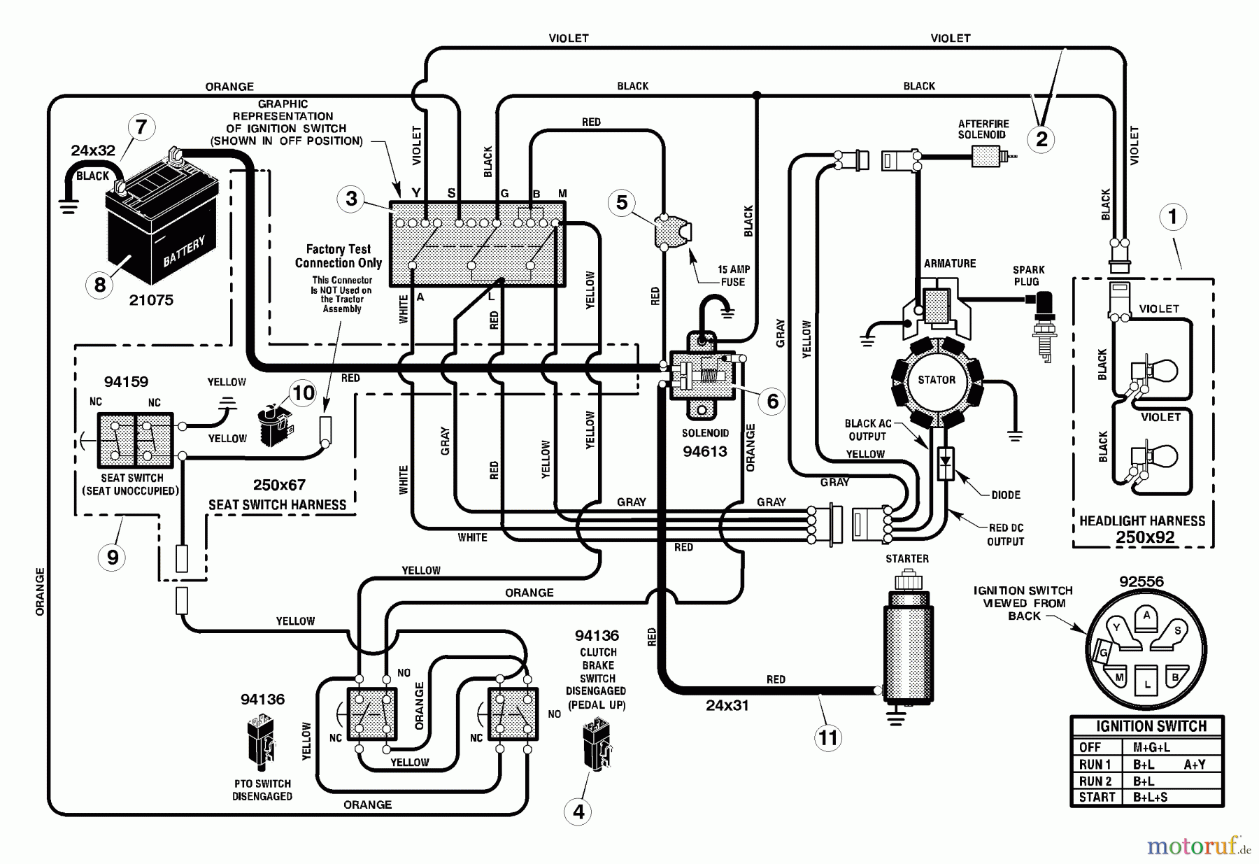  Murray Rasen- und Gartentraktoren 461604x99A - B&S/Murray 46