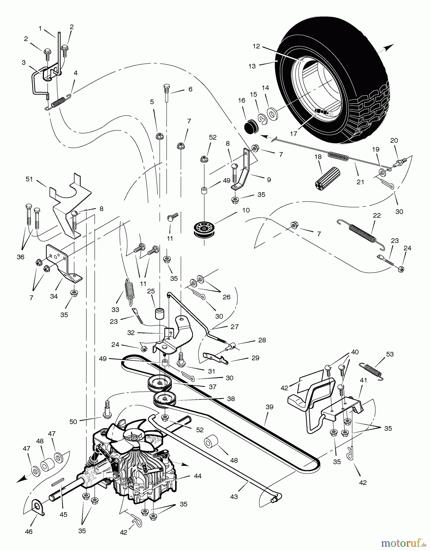  Murray Rasen- und Gartentraktoren 461605x99A - B&S/Murray 46