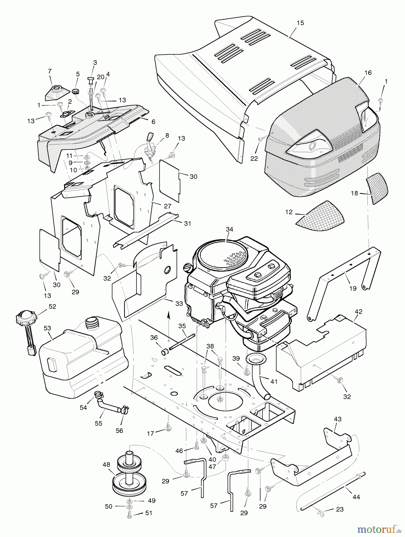  Murray Rasen- und Gartentraktoren 46250x30A - Murray 46