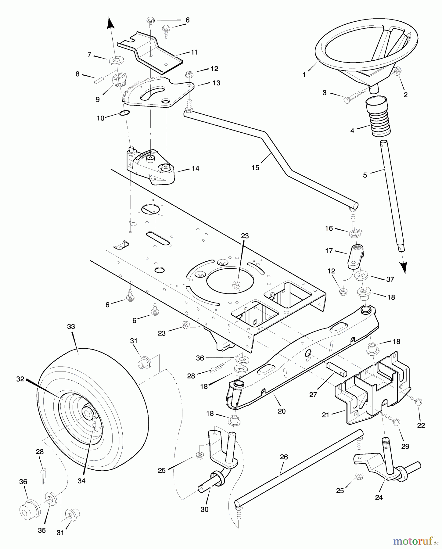  Murray Rasen- und Gartentraktoren 46379x30A - Murray 46