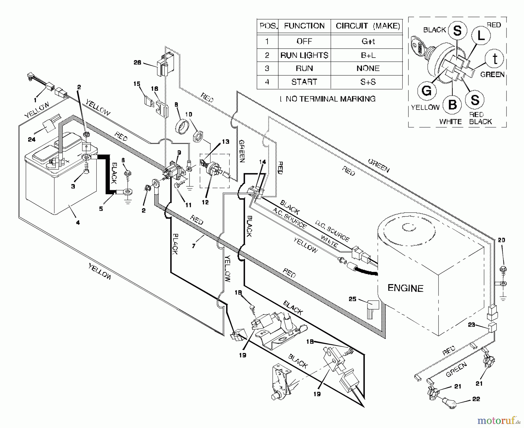  Murray Rasen- und Gartentraktoren 46379x83A - B&S/Murray 46