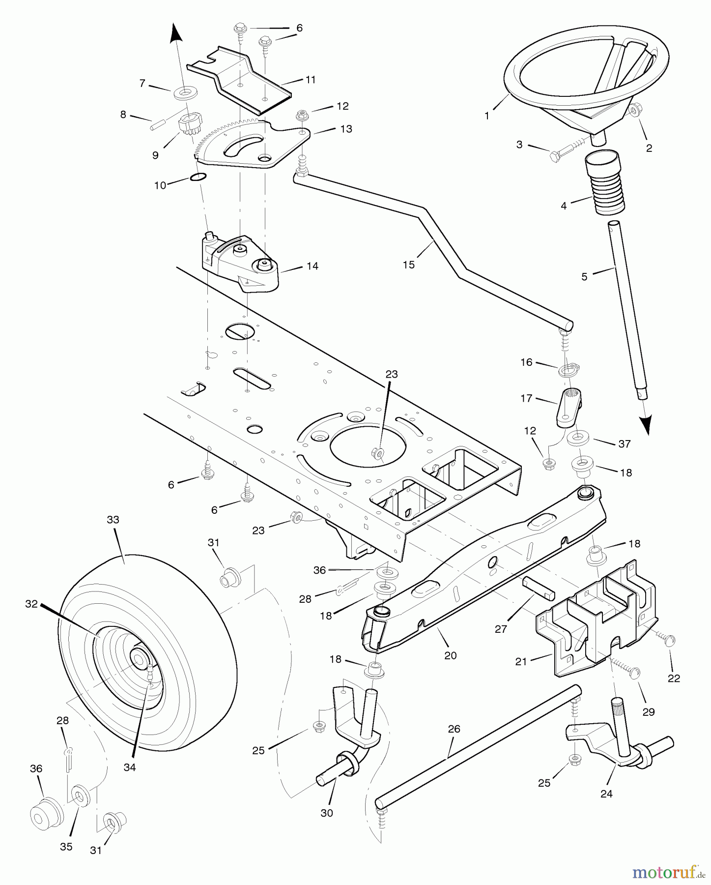  Murray Rasen- und Gartentraktoren 46430x31A - Scotts 46