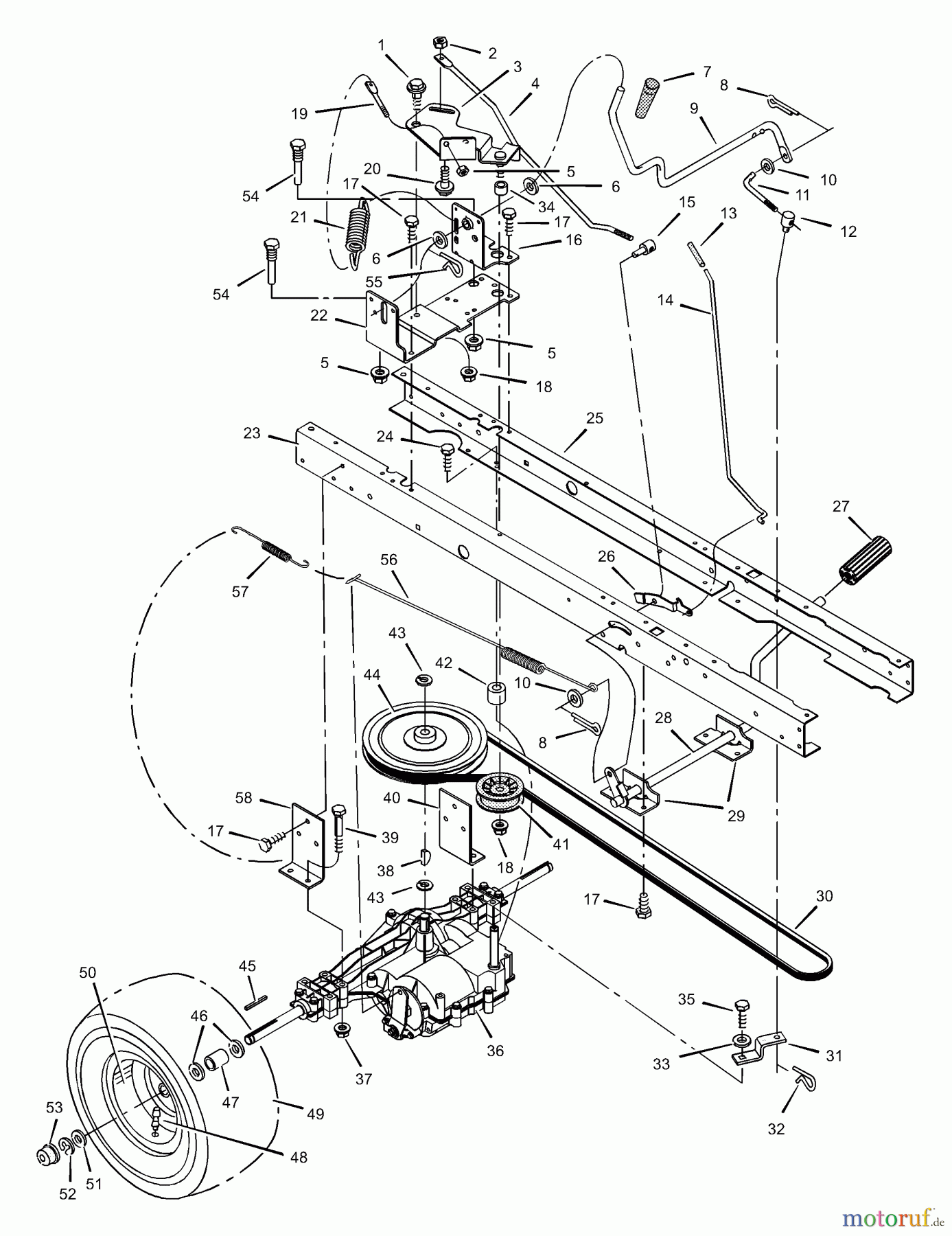  Murray Rasen- und Gartentraktoren 46501x92A - B&S/Murray 46