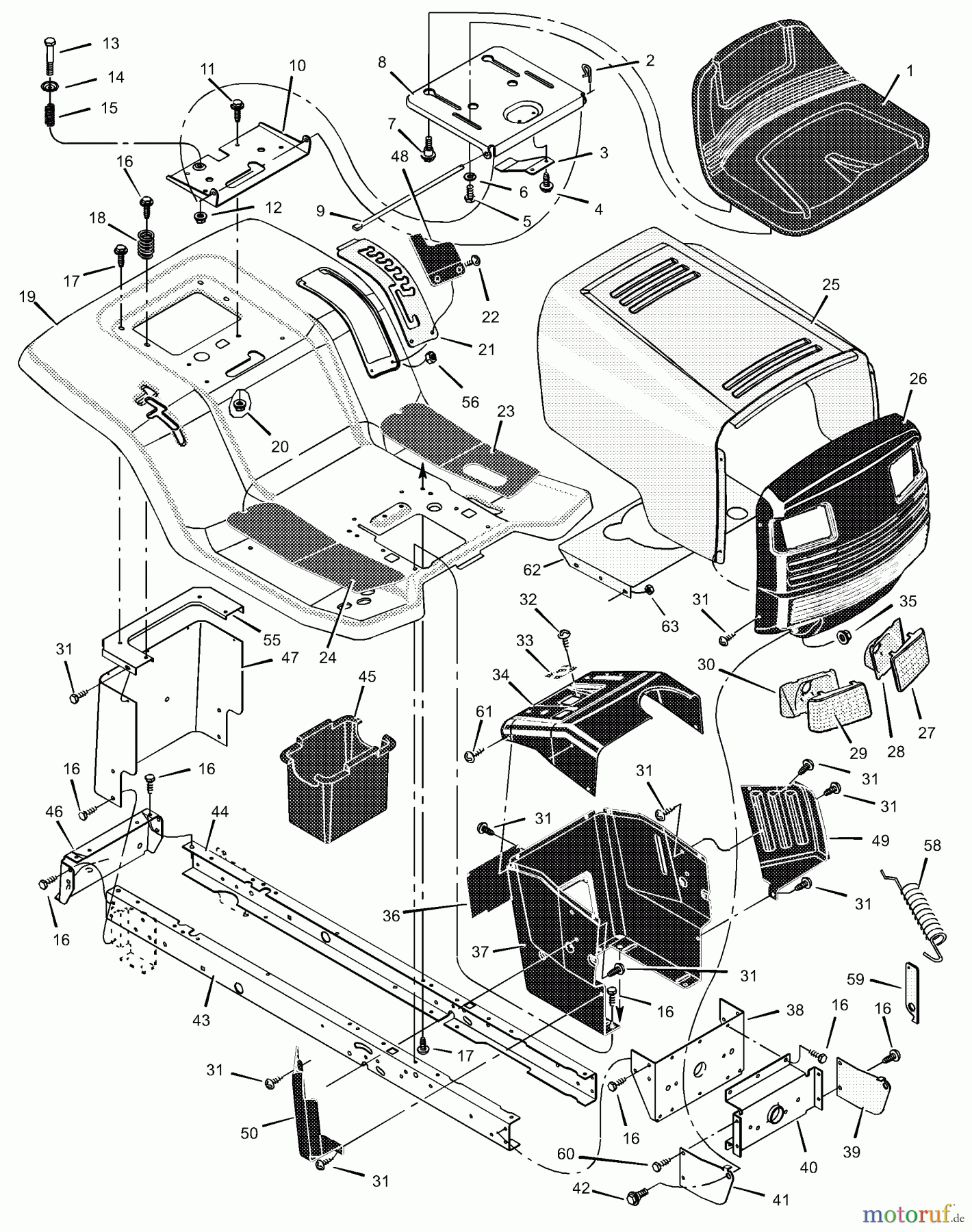  Murray Rasen- und Gartentraktoren 465305x92B - B&S/Murray 46