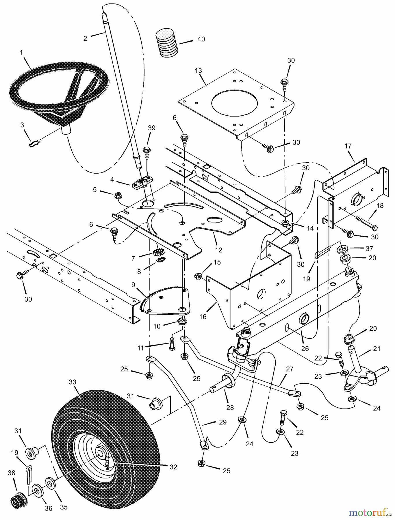  Murray Rasen- und Gartentraktoren 465305x92B - B&S/Murray 46