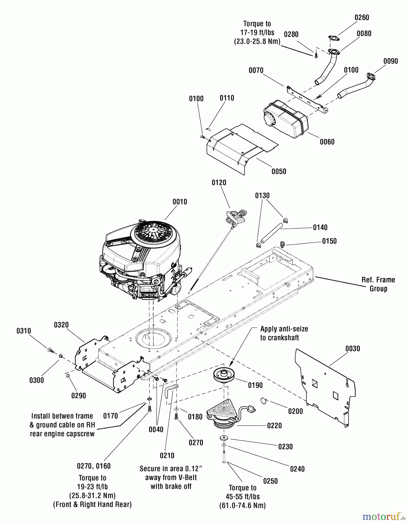  Murray Rasen- und Gartentraktoren 107.250040 (2691085-00) - Craftsman CTX9000, 42