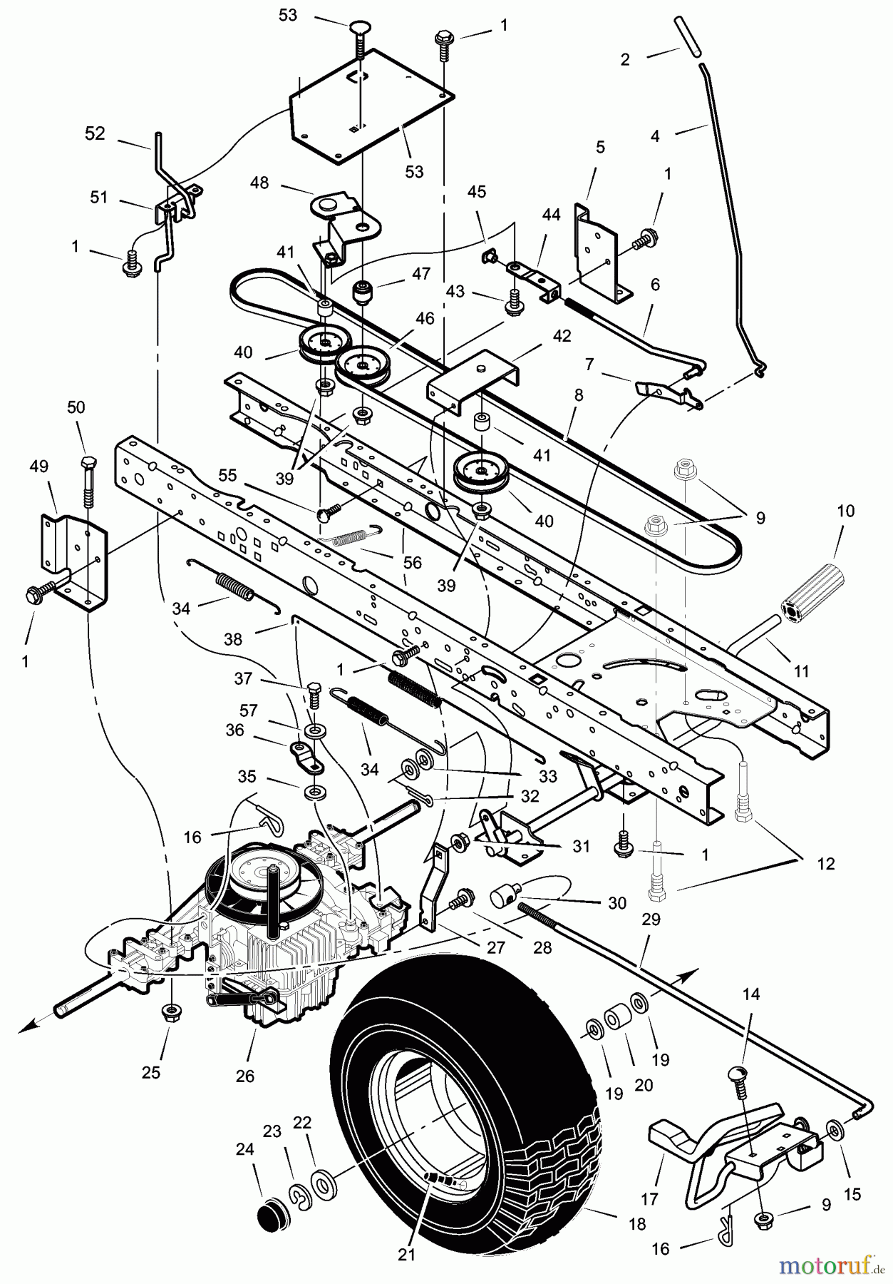  Murray Rasen- und Gartentraktoren 465600x31A - Scotts 46