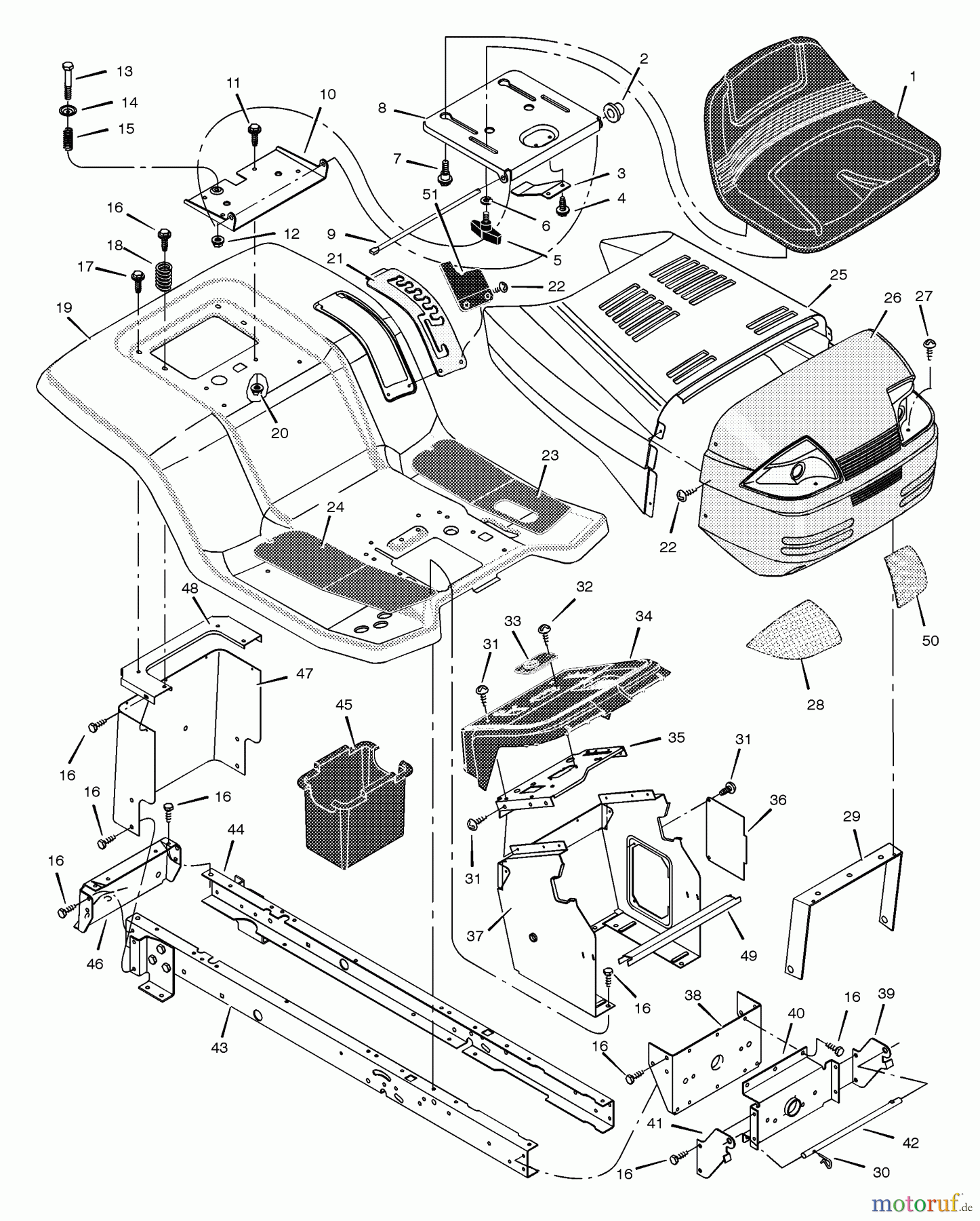  Murray Rasen- und Gartentraktoren 465602x31A - Scotts 46