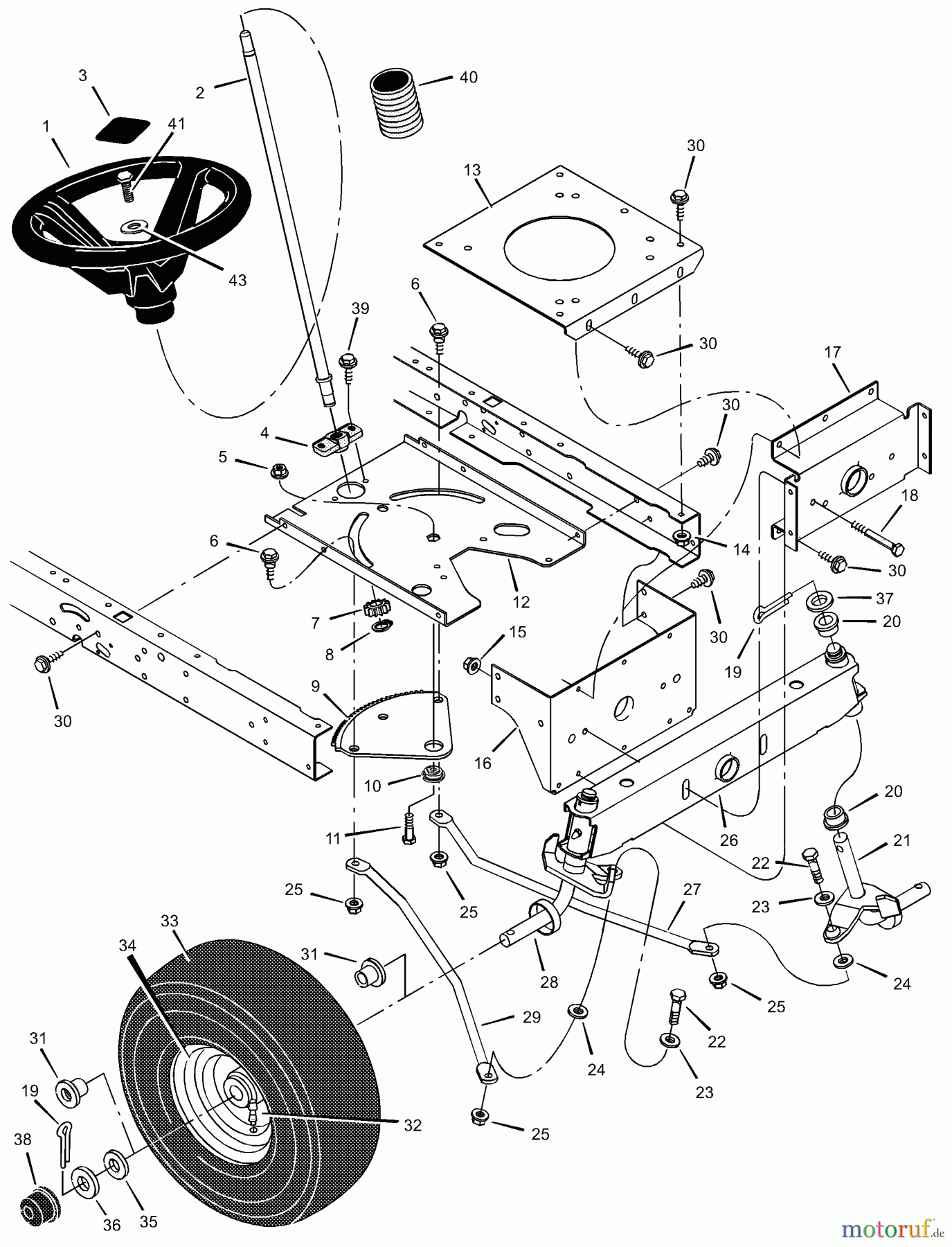  Murray Rasen- und Gartentraktoren 465602x31B - Scotts 46