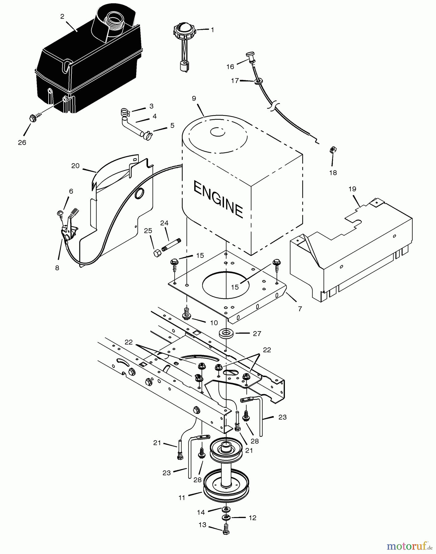  Murray Rasen- und Gartentraktoren 465602x8D - Scotts 46