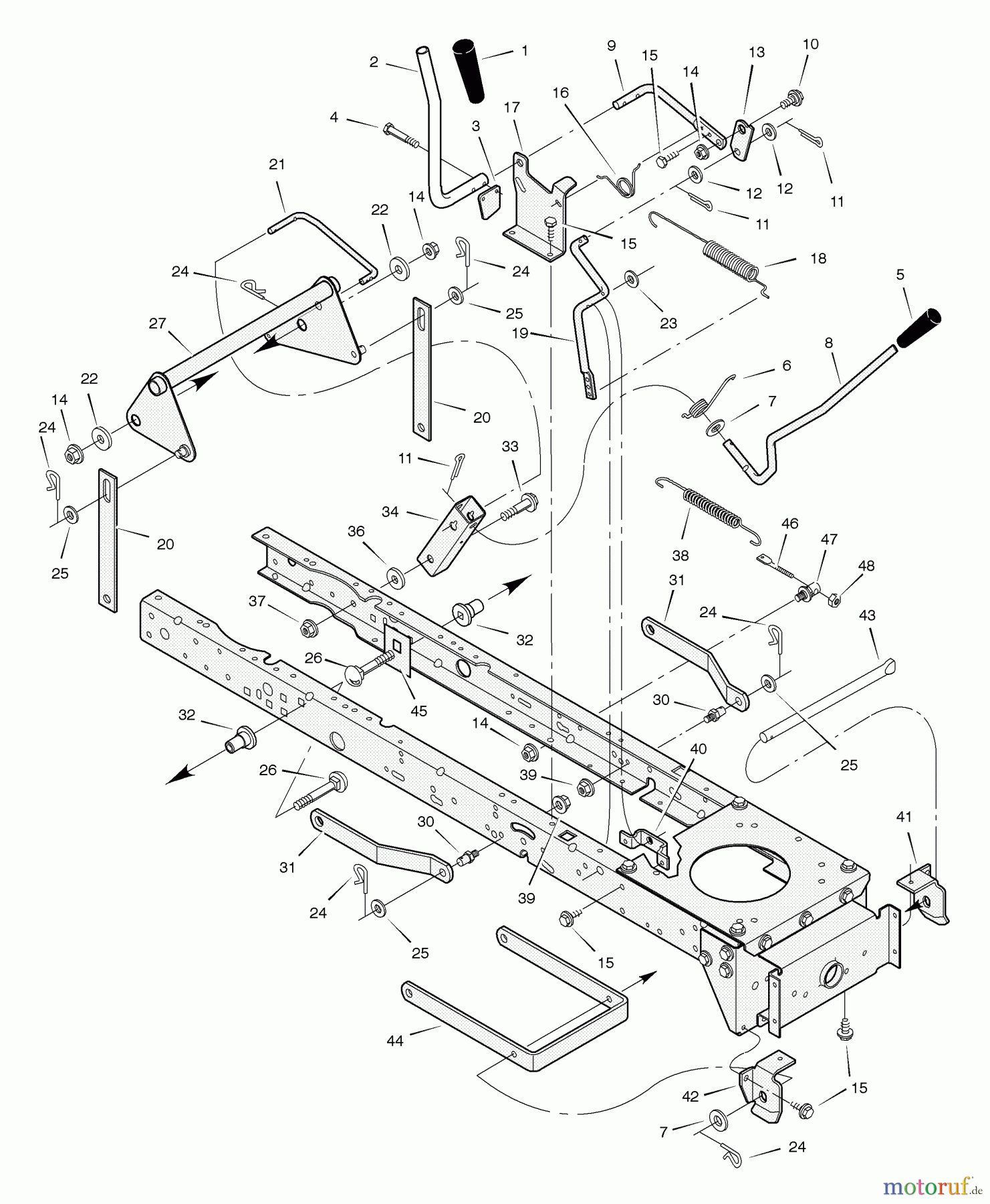  Murray Rasen- und Gartentraktoren 465605x48B - B&S/Murray 46