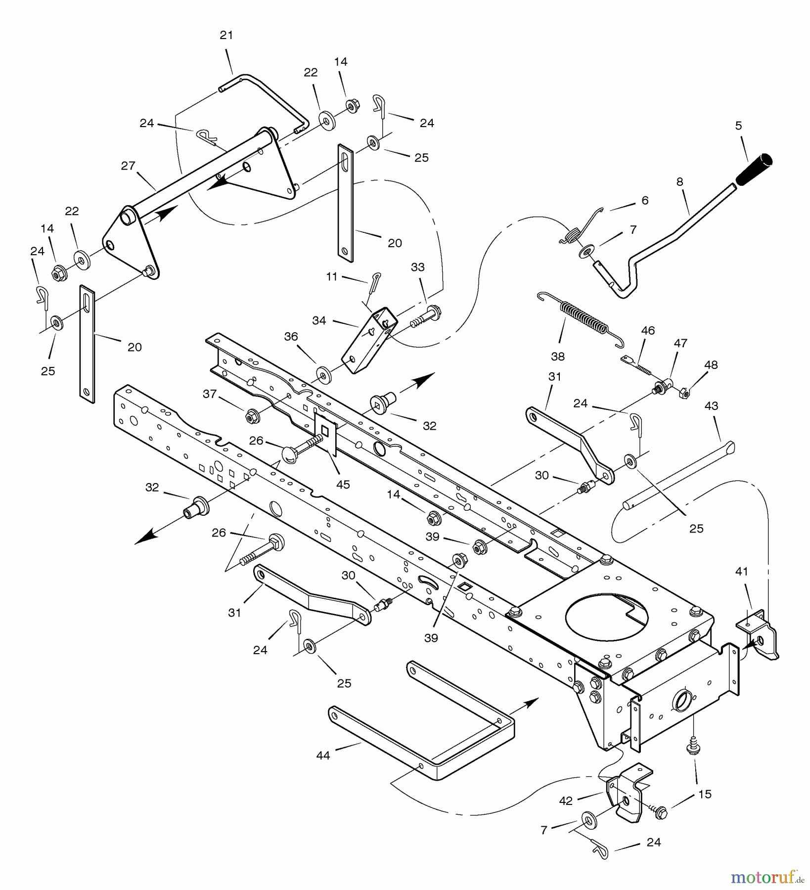  Murray Rasen- und Gartentraktoren 465614x48A - B&S/Murray 46