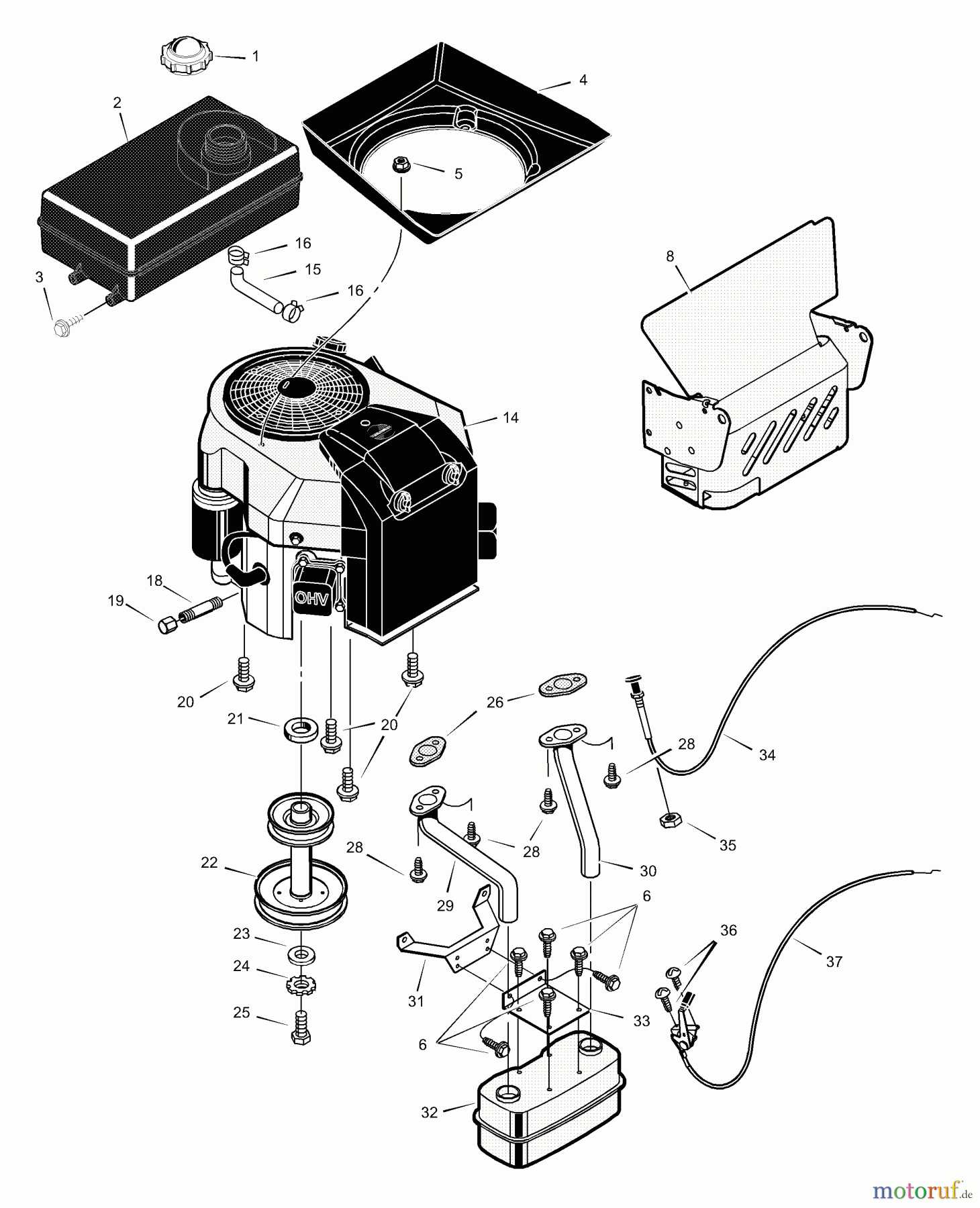  Murray Rasen- und Gartentraktoren 465616x6A - Murray Ultra 46