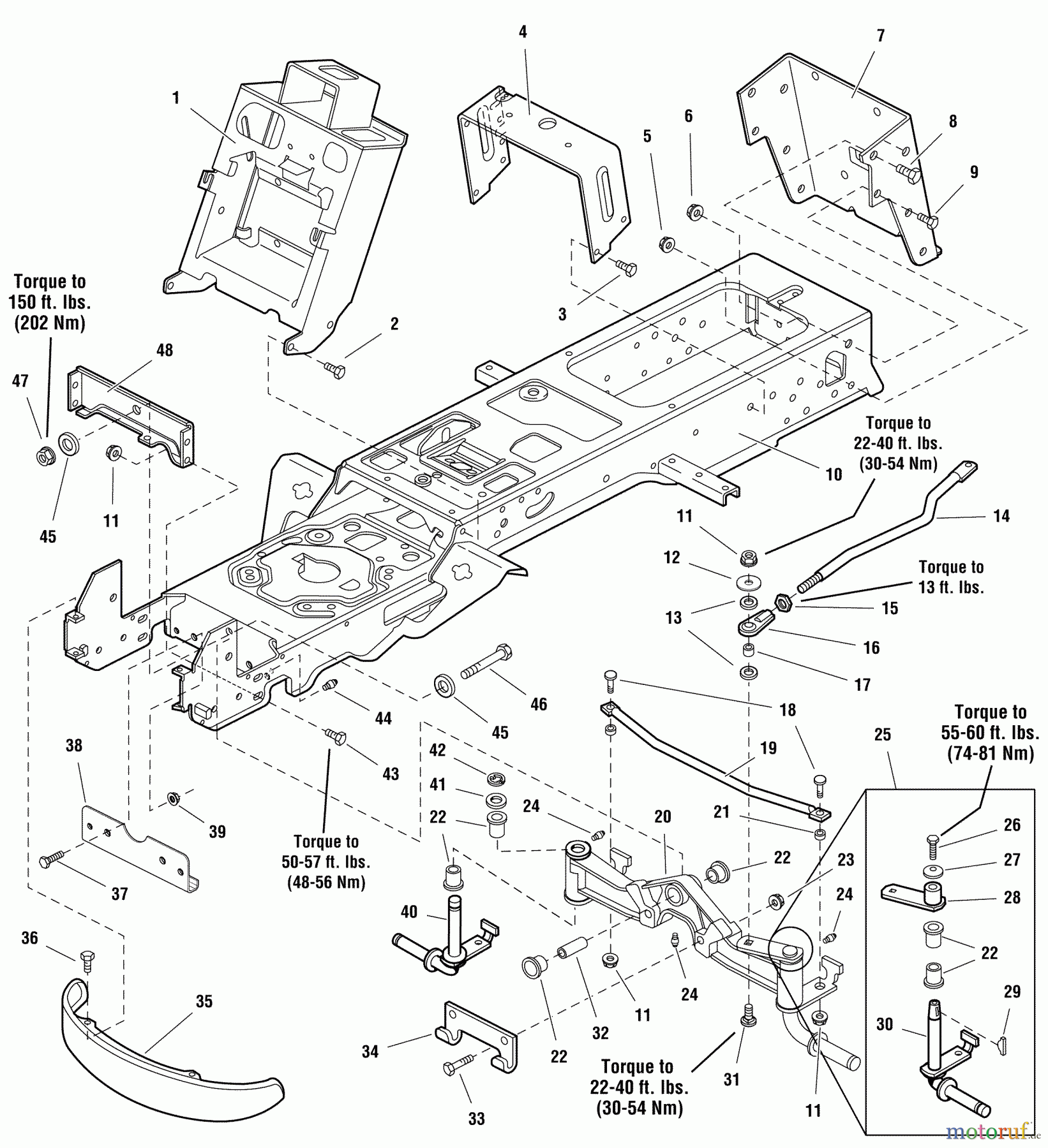  Murray Rasen- und Gartentraktoren 107.250060 (2691087-00) - Craftsman CTX9500, 52