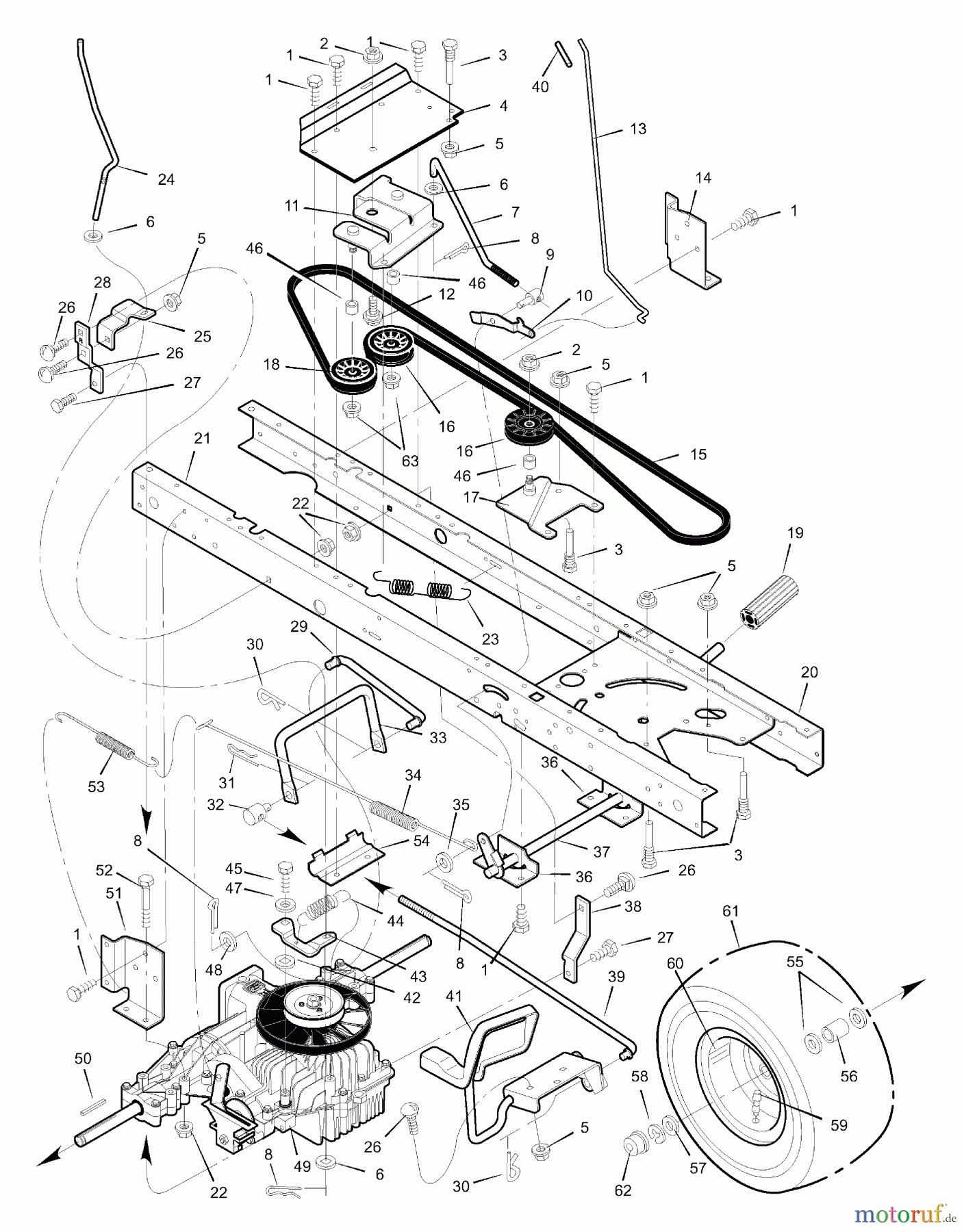  Murray Rasen- und Gartentraktoren 46569x6B - Murray Ultra 46