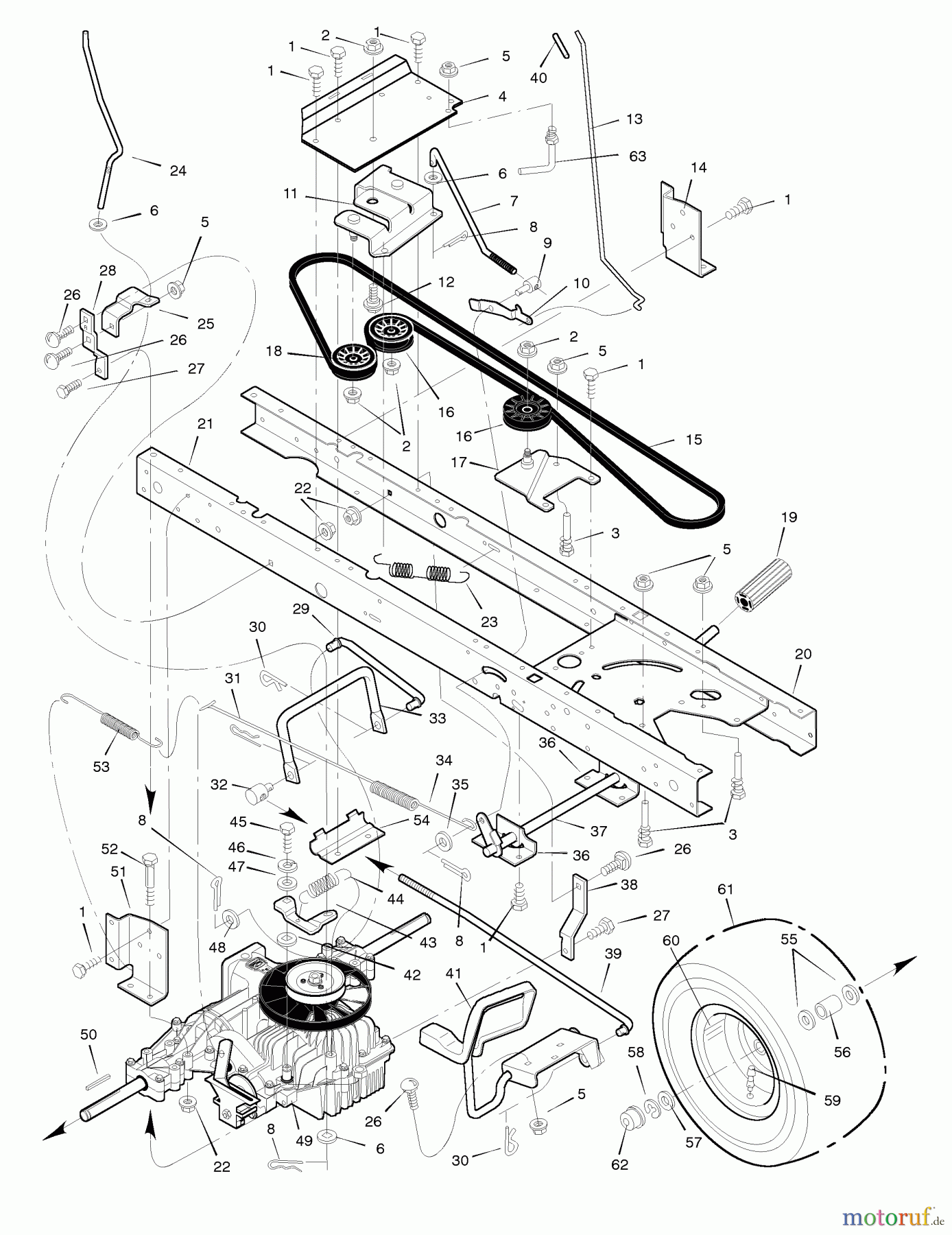  Murray Rasen- und Gartentraktoren 46569x71A - B&S/Murray 46