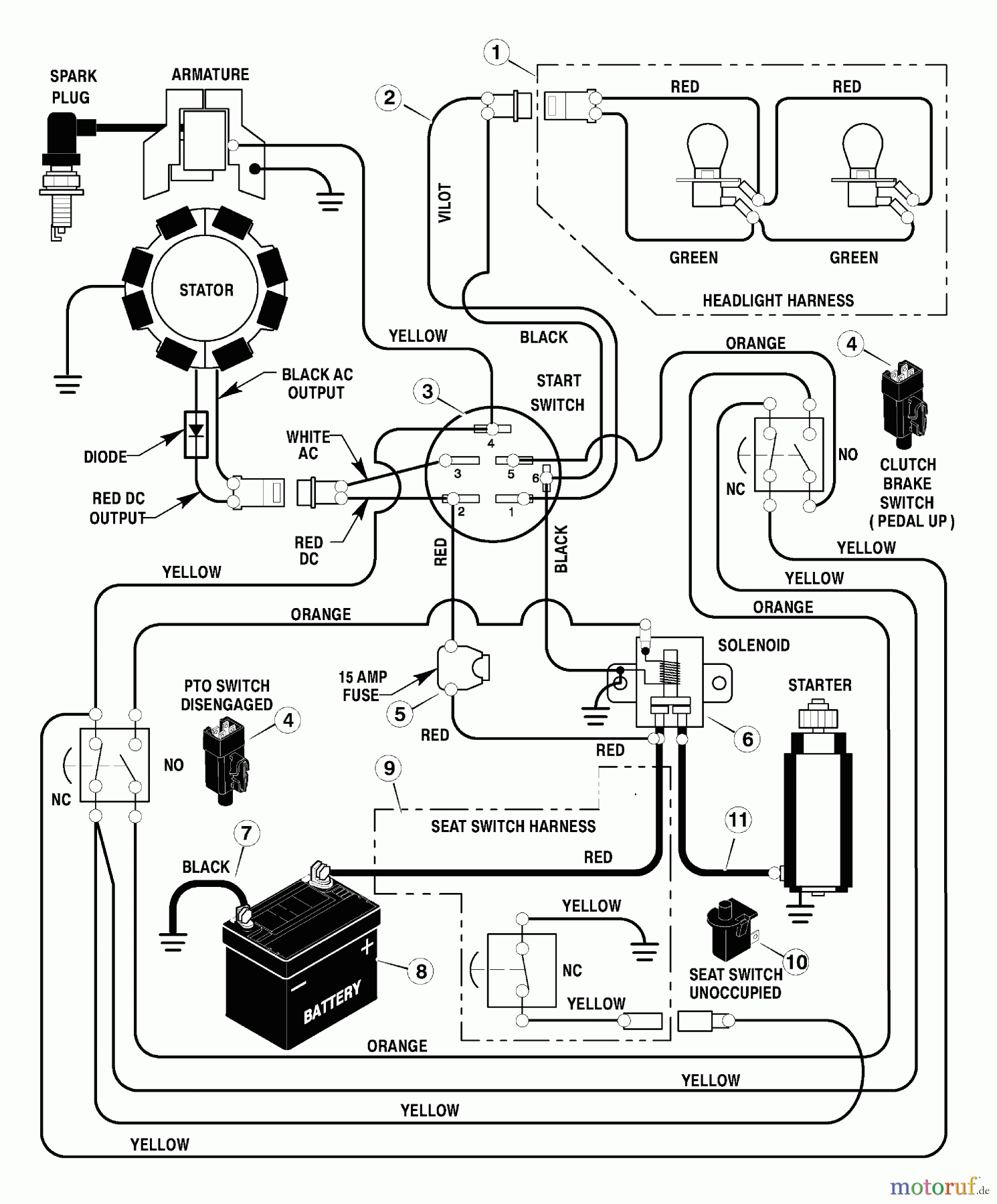  Murray Rasen- und Gartentraktoren 46569x71B - B&S/Murray 46