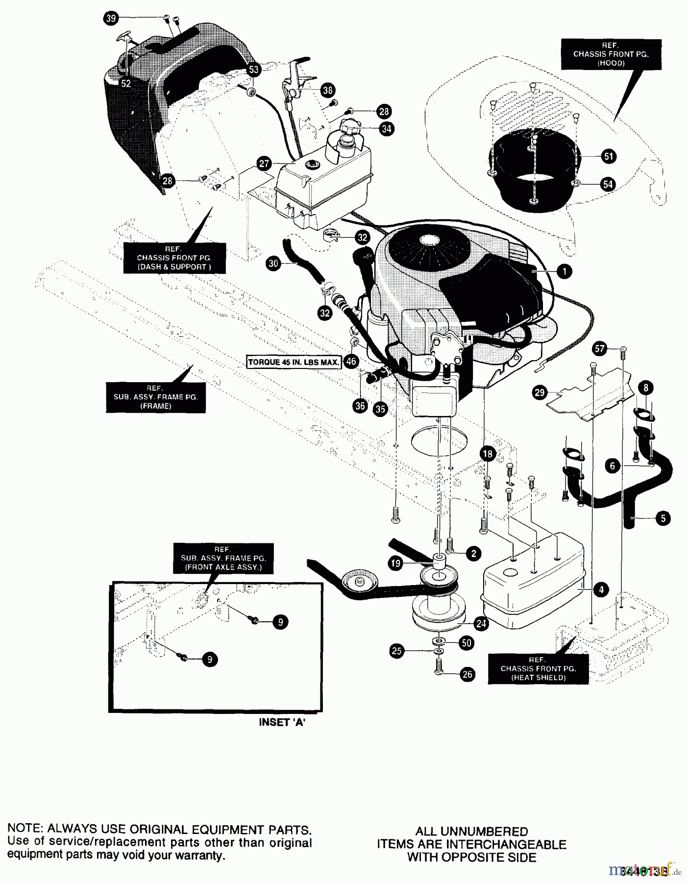  Murray Rasen- und Gartentraktoren 46580x8A - Scotts 46