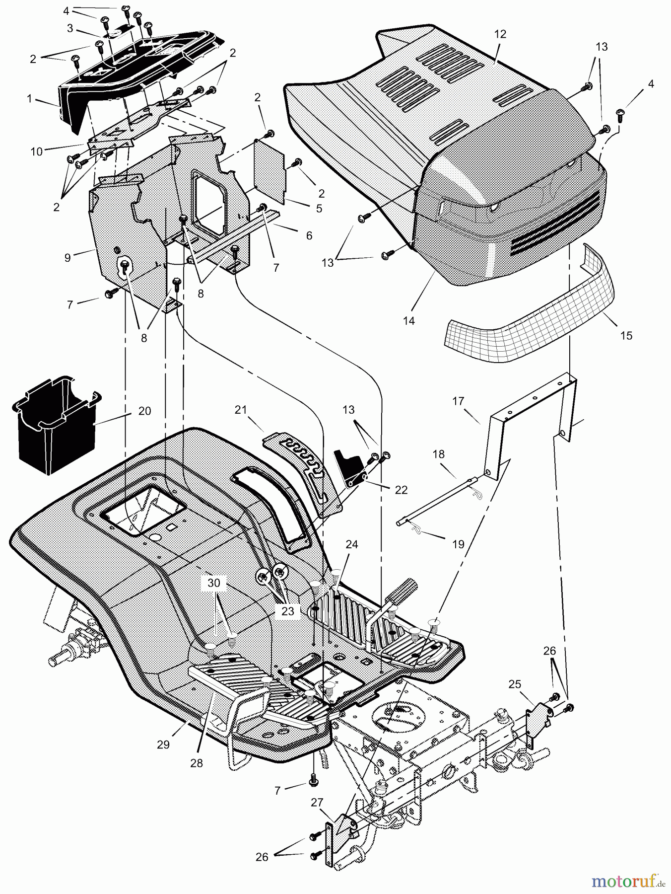  Murray Rasen- und Gartentraktoren 521000x71A - B&S/Murray 52