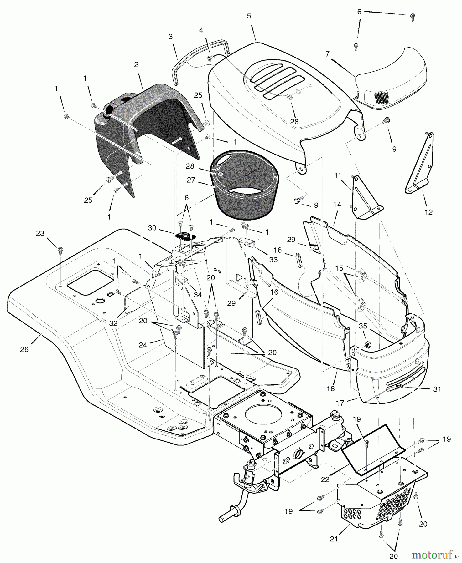  Murray Rasen- und Gartentraktoren C950-60472-0 - Craftsman 46