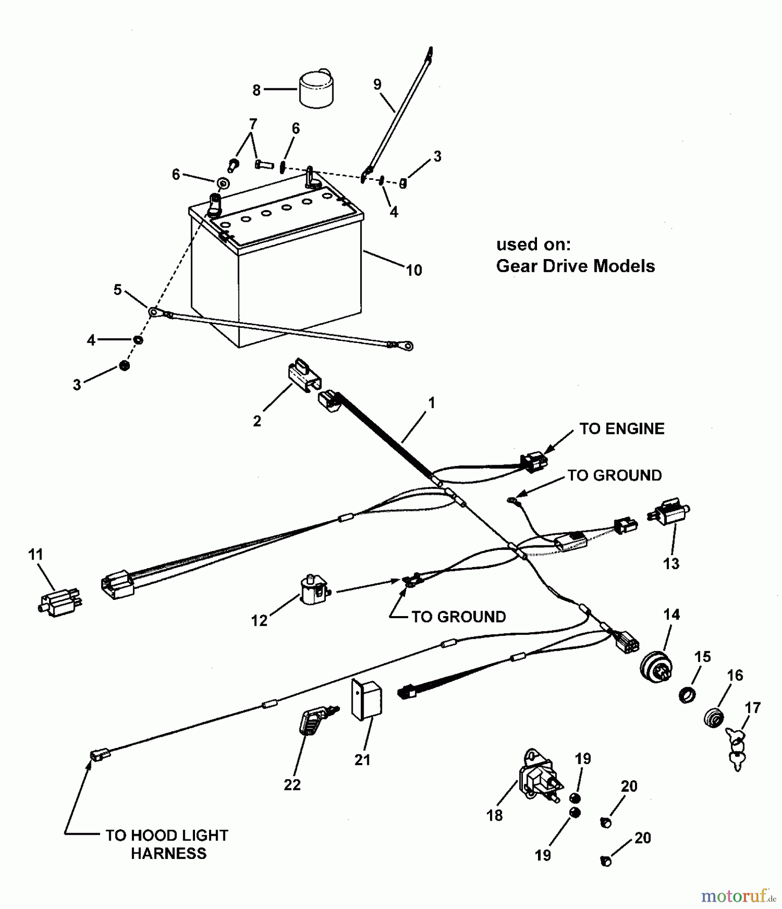  Murray Rasen- und Gartentraktoren CLT155420 (7800307) - Murray 42