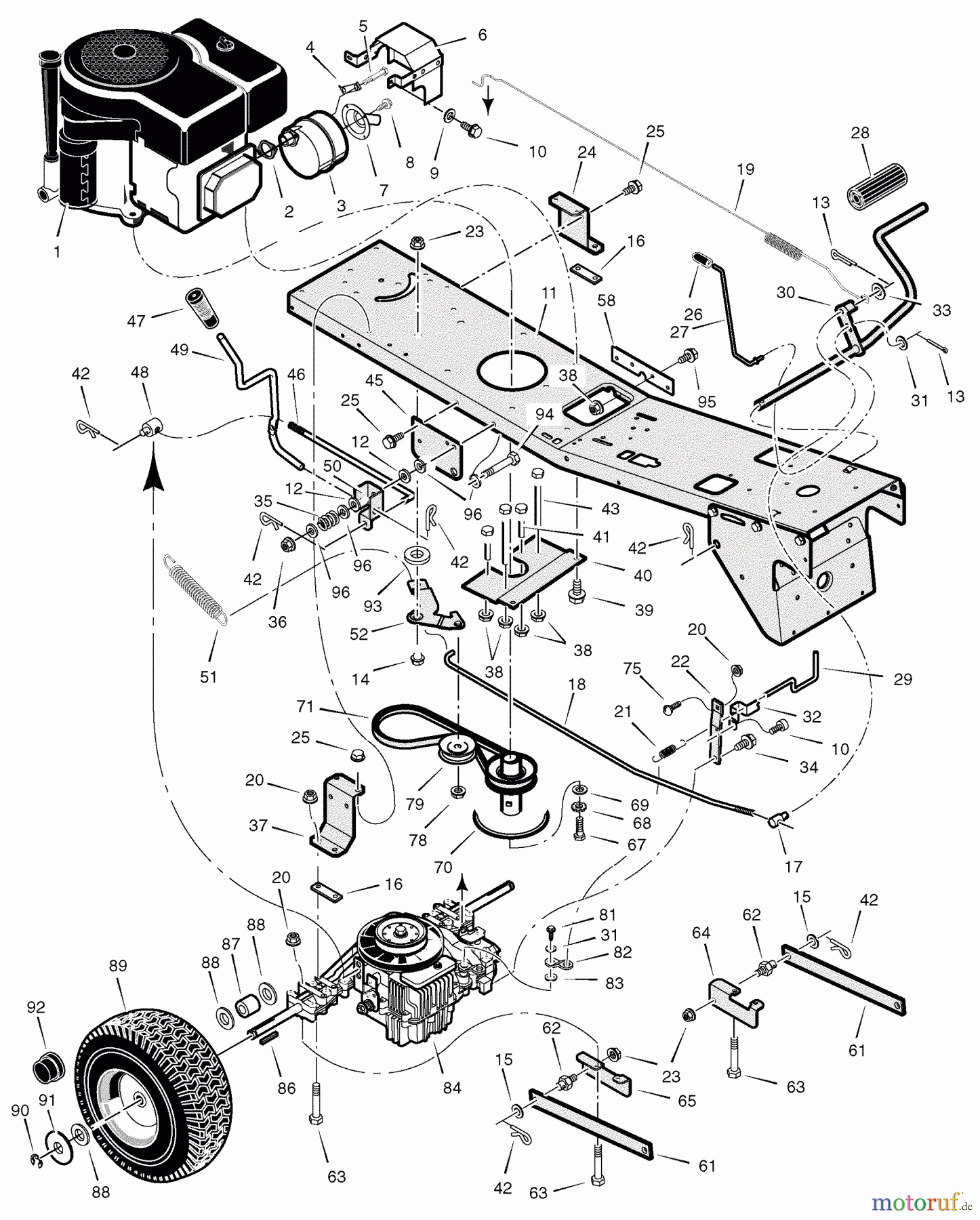  Murray Reitermäher 536.270281 - Craftsman 30