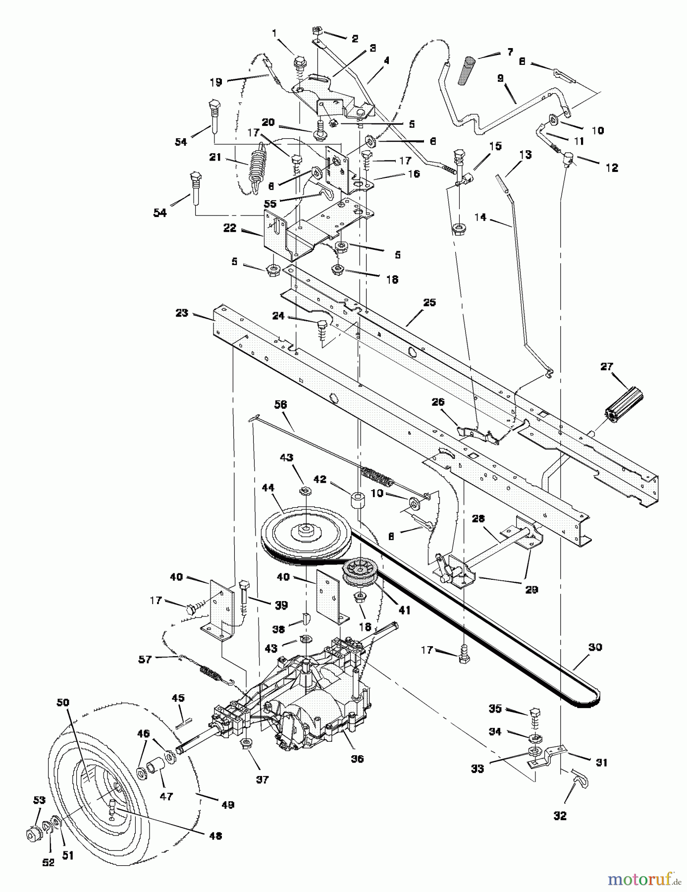  Murray Rasen- und Gartentraktoren 38500x83A - B&S/Murray 38