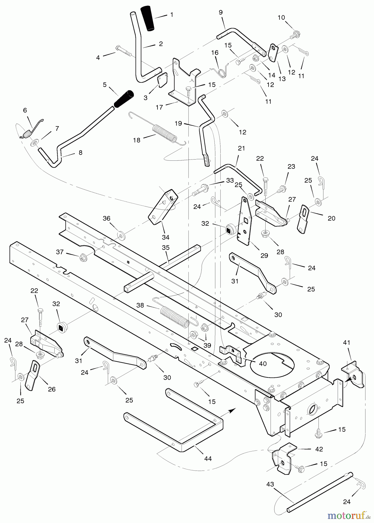  Murray Rasen- und Gartentraktoren 38515x92A - B&S/Murray 38