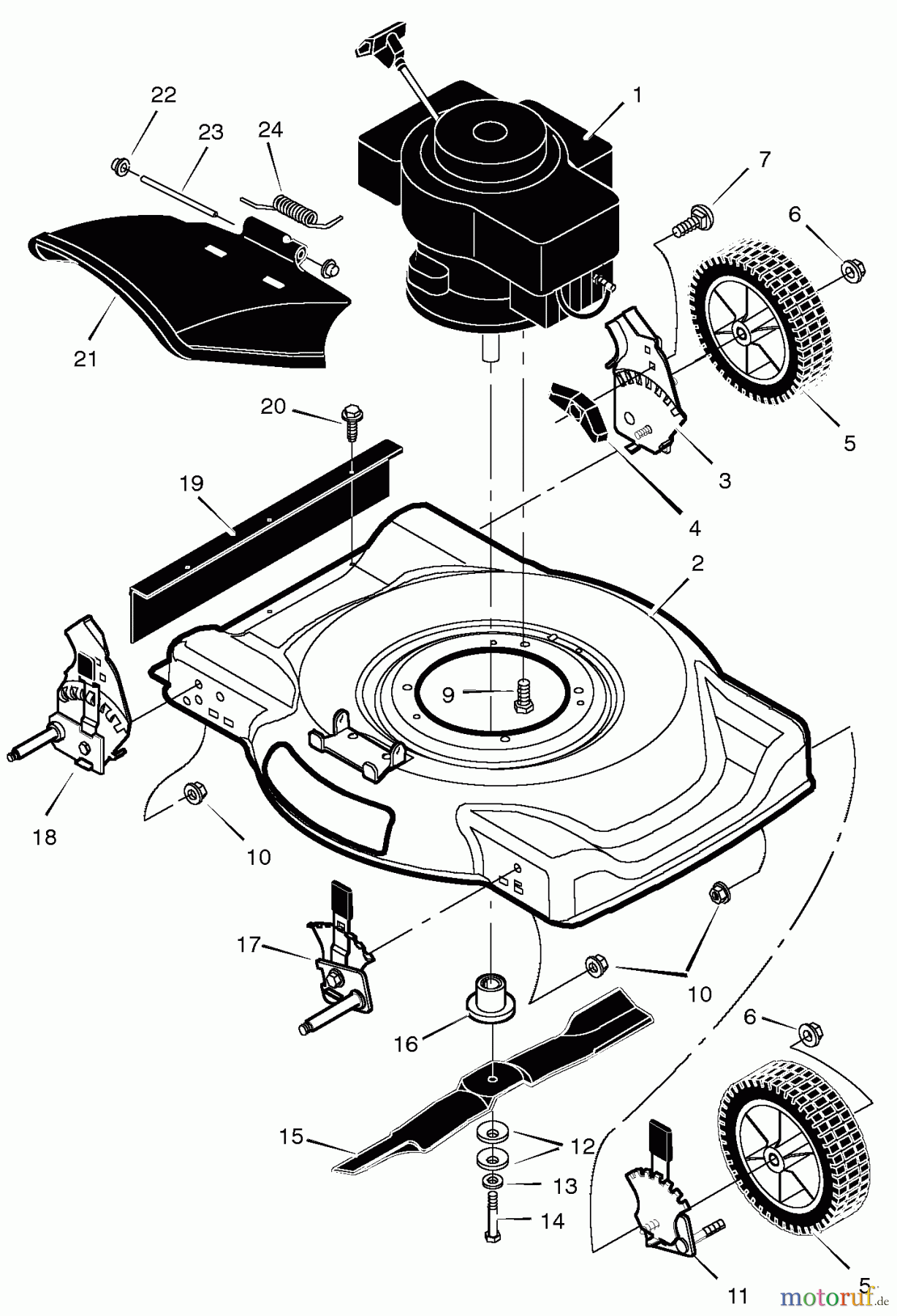  Murray Rasenmäher 22107A - Murray 22