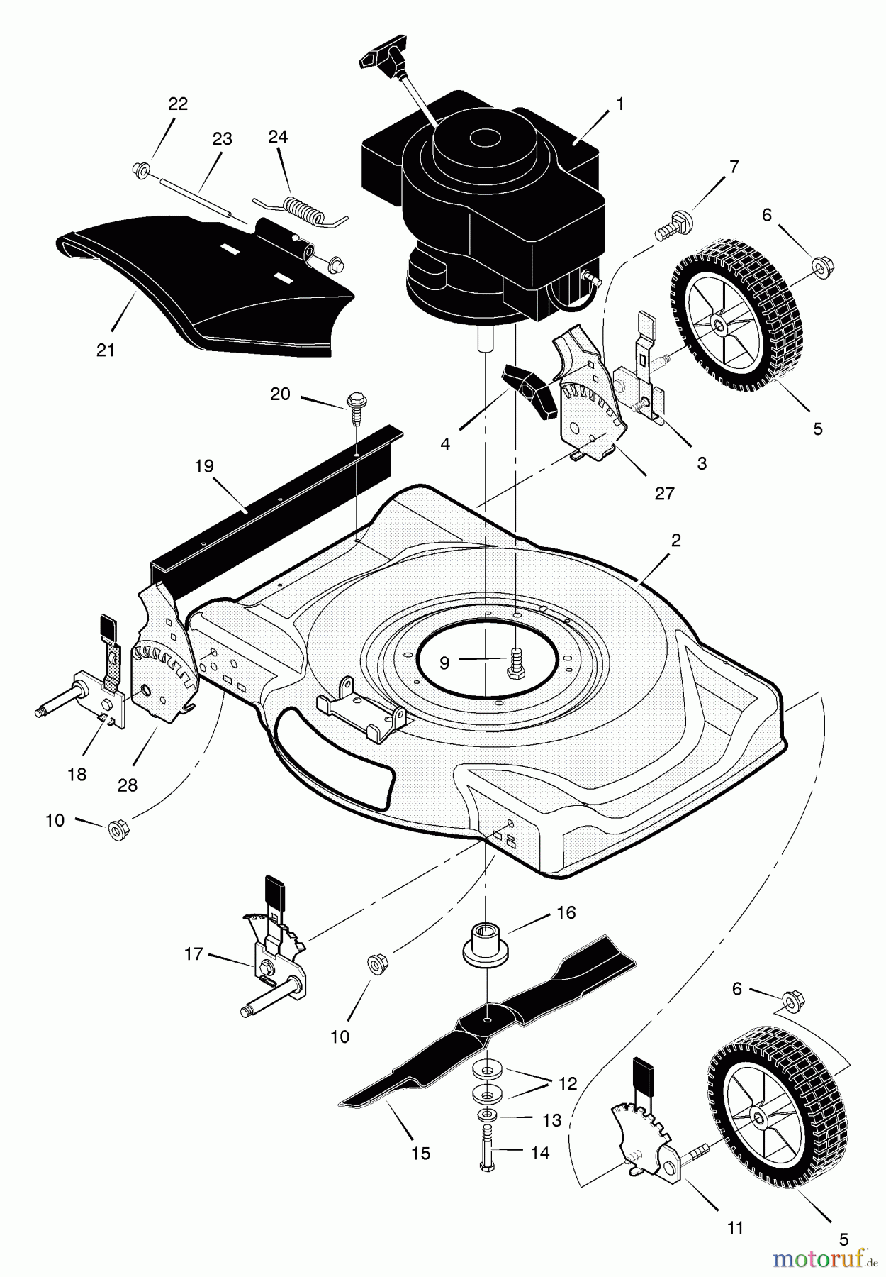  Murray Rasenmäher 22107E - Murray 22