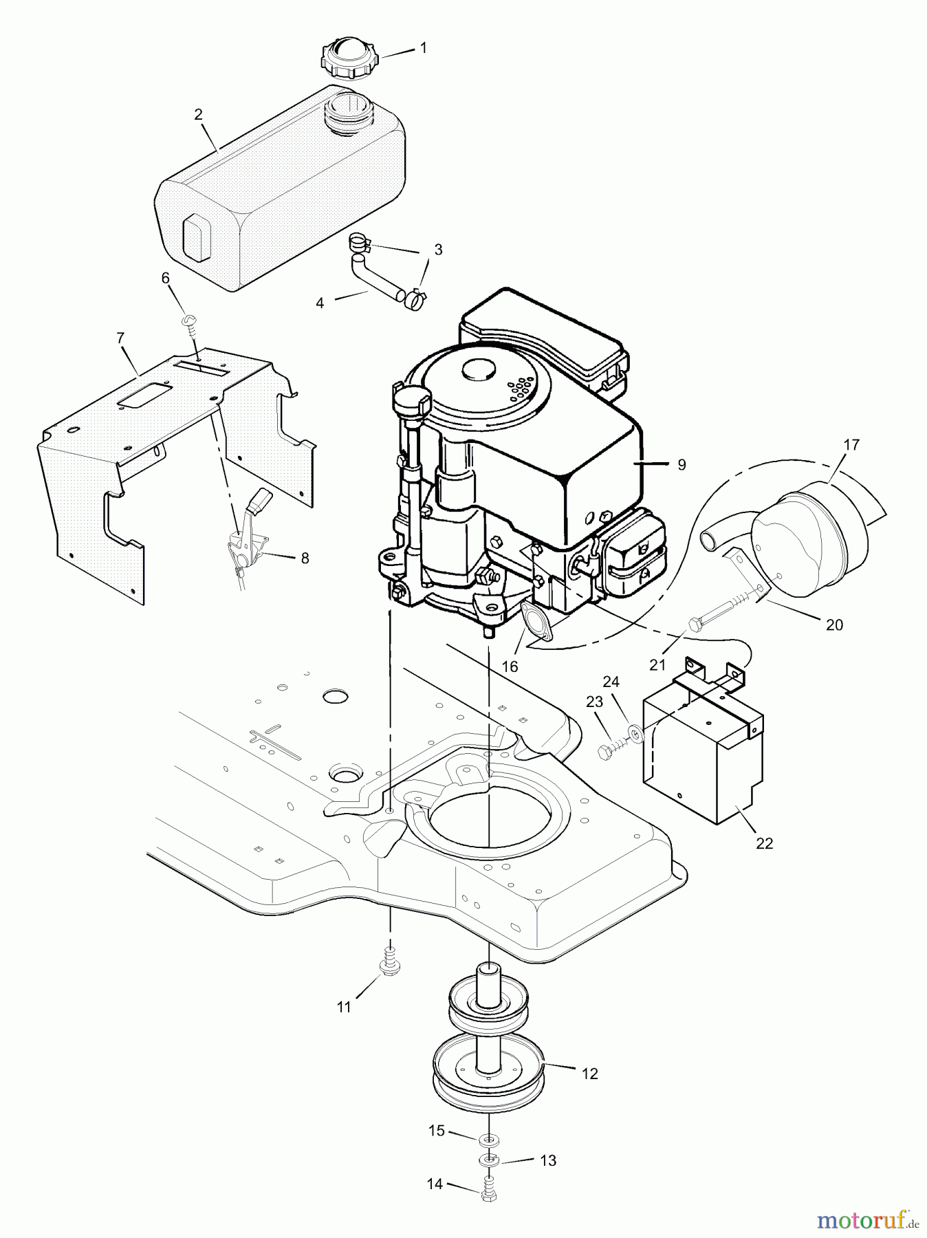  Murray Rasen- und Gartentraktoren 387000x92A - B&S/Murray 38