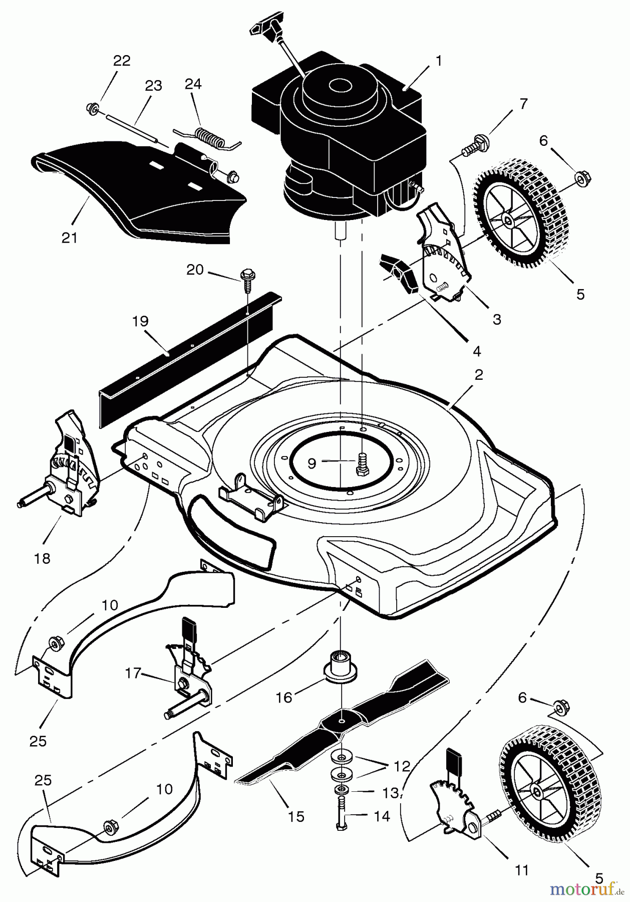  Murray Rasenmäher 22405A - Murray 22