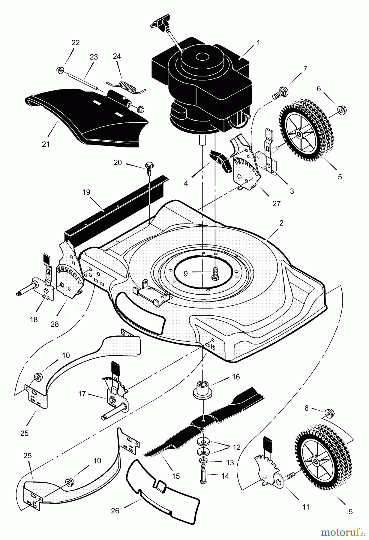  Murray Rasenmäher 22408D - Murray 22