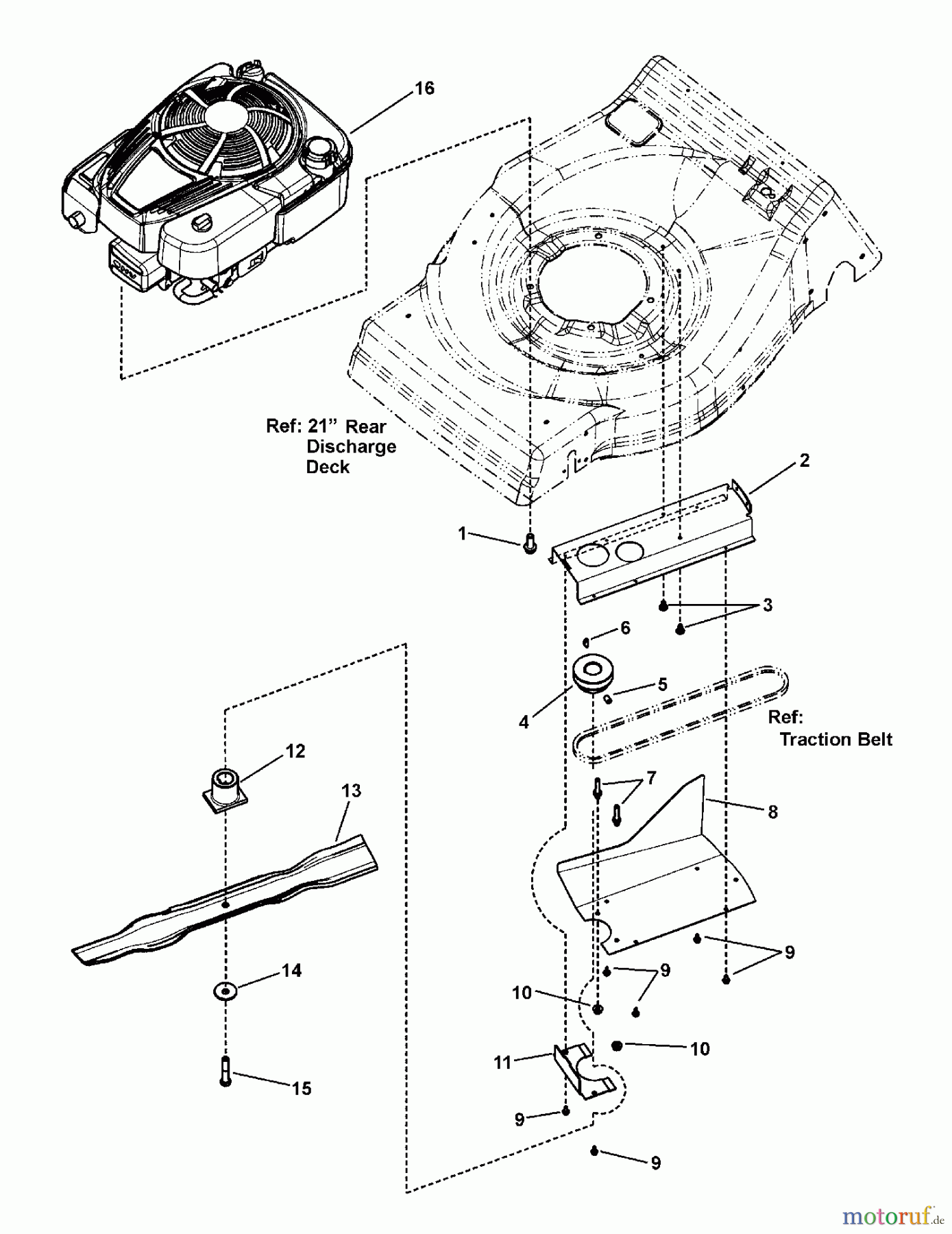  Murray Rasenmäher BBRR219BS (7800671) - Bad Boy 21