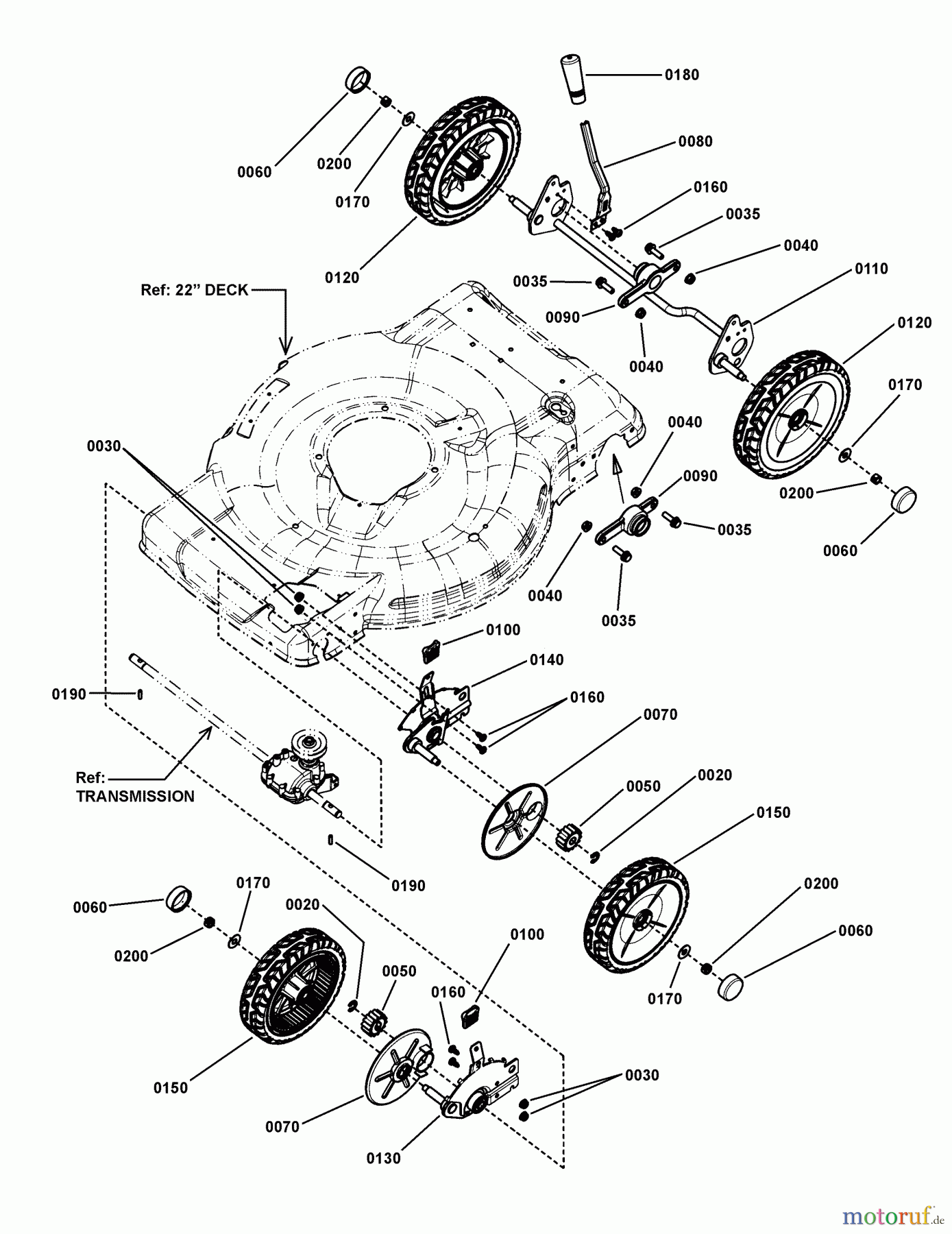  Murray Rasenmäher JS26 (7800807) - John Deere 22