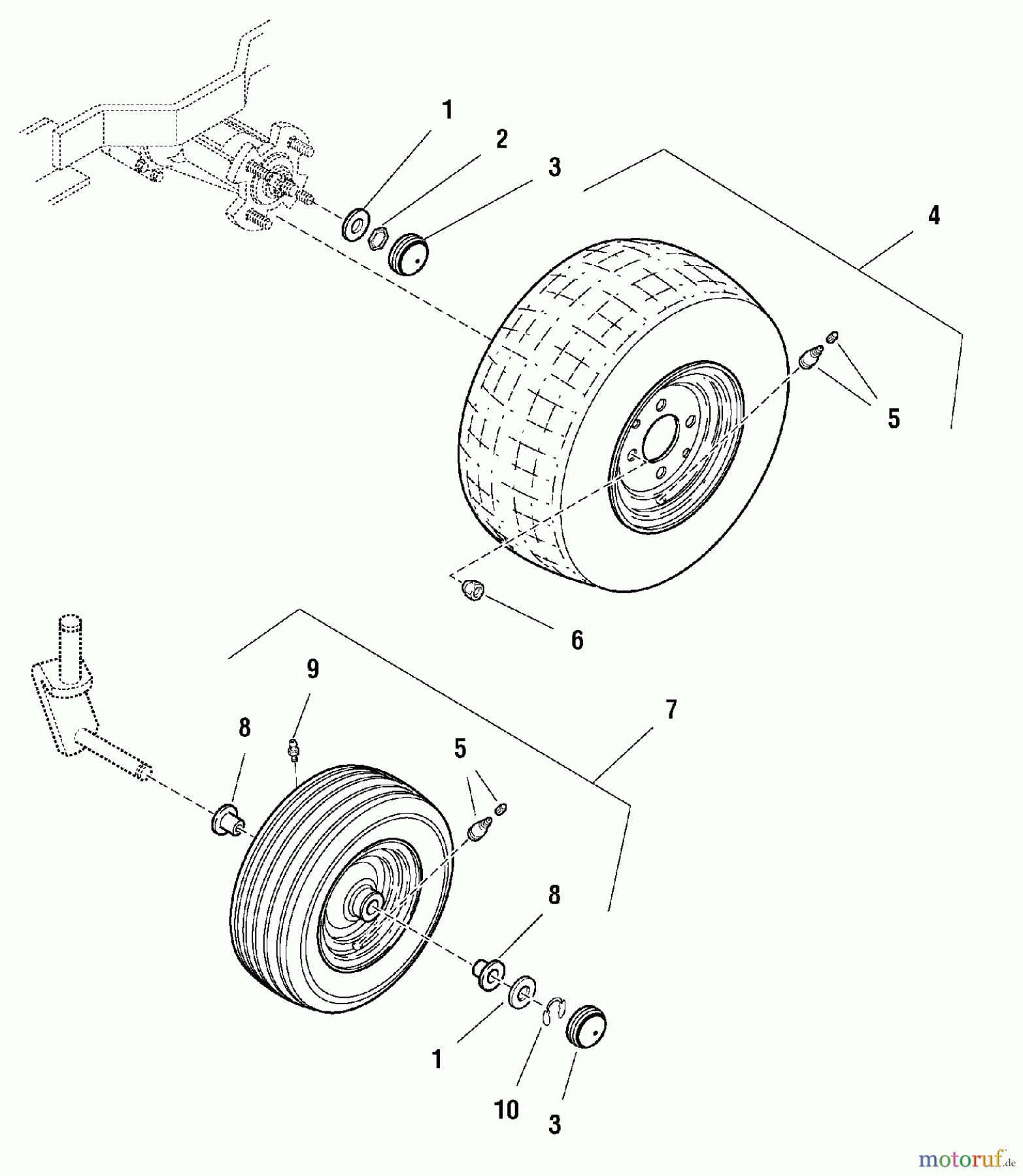  Murray Nullwendekreismäher, Zero-Turn 107.277700 (2277700) - Craftsman ZT 7000, 18HP Hydro w/50