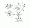 Wolf-Garten Picco 32 E 4901003 Series C-E (2003) Listas de piezas de repuesto y dibujos Cover engine, Blade, Engine