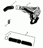 Poulan / Weed Eater 1925 - Weed Eater Blower Listas de piezas de repuesto y dibujos VAC ATTACHMENT KIT